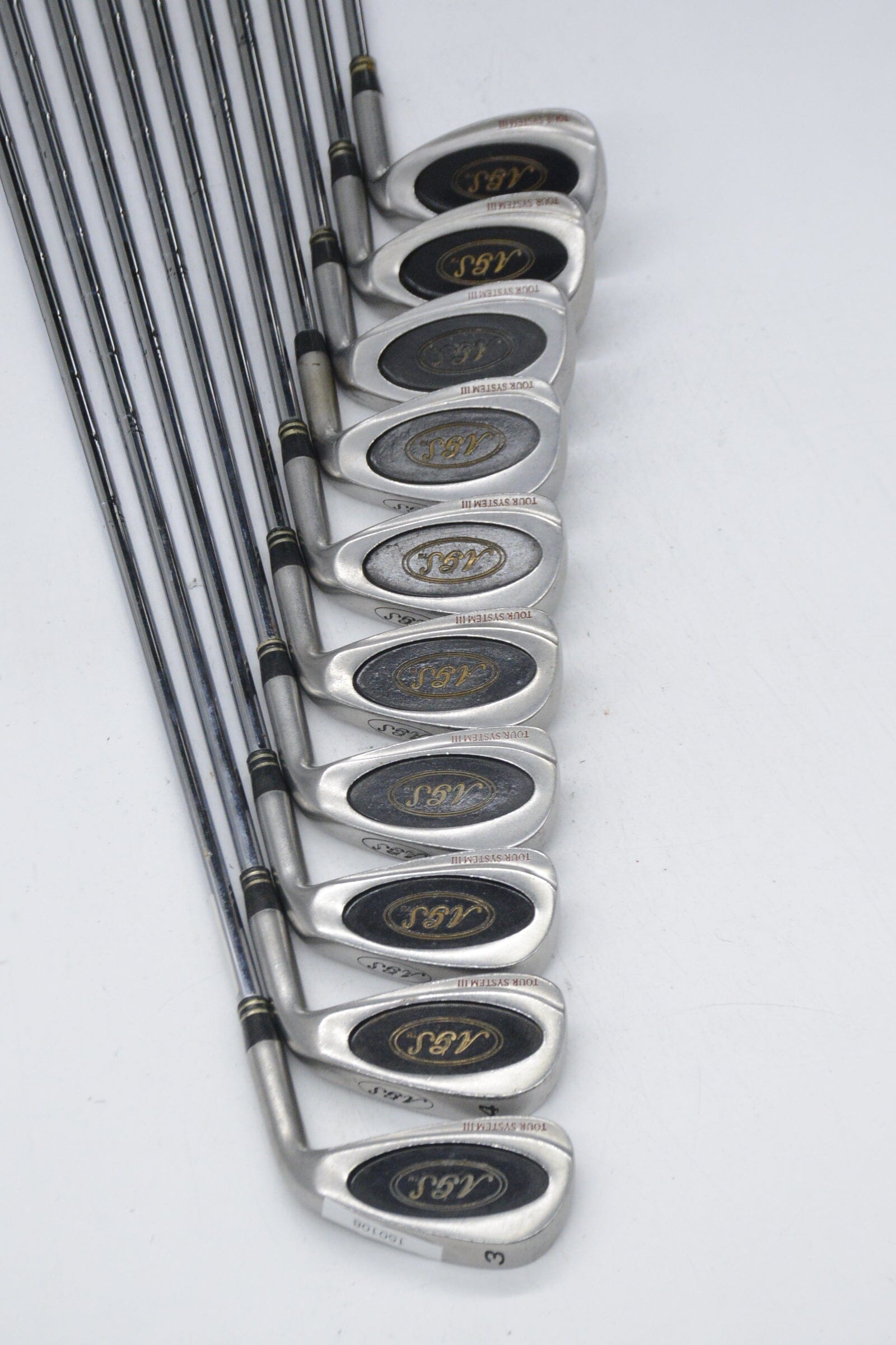 AGS Tour System III 3-PW, SW-LW Iron Set R Flex Std Length Golf Clubs GolfRoots 