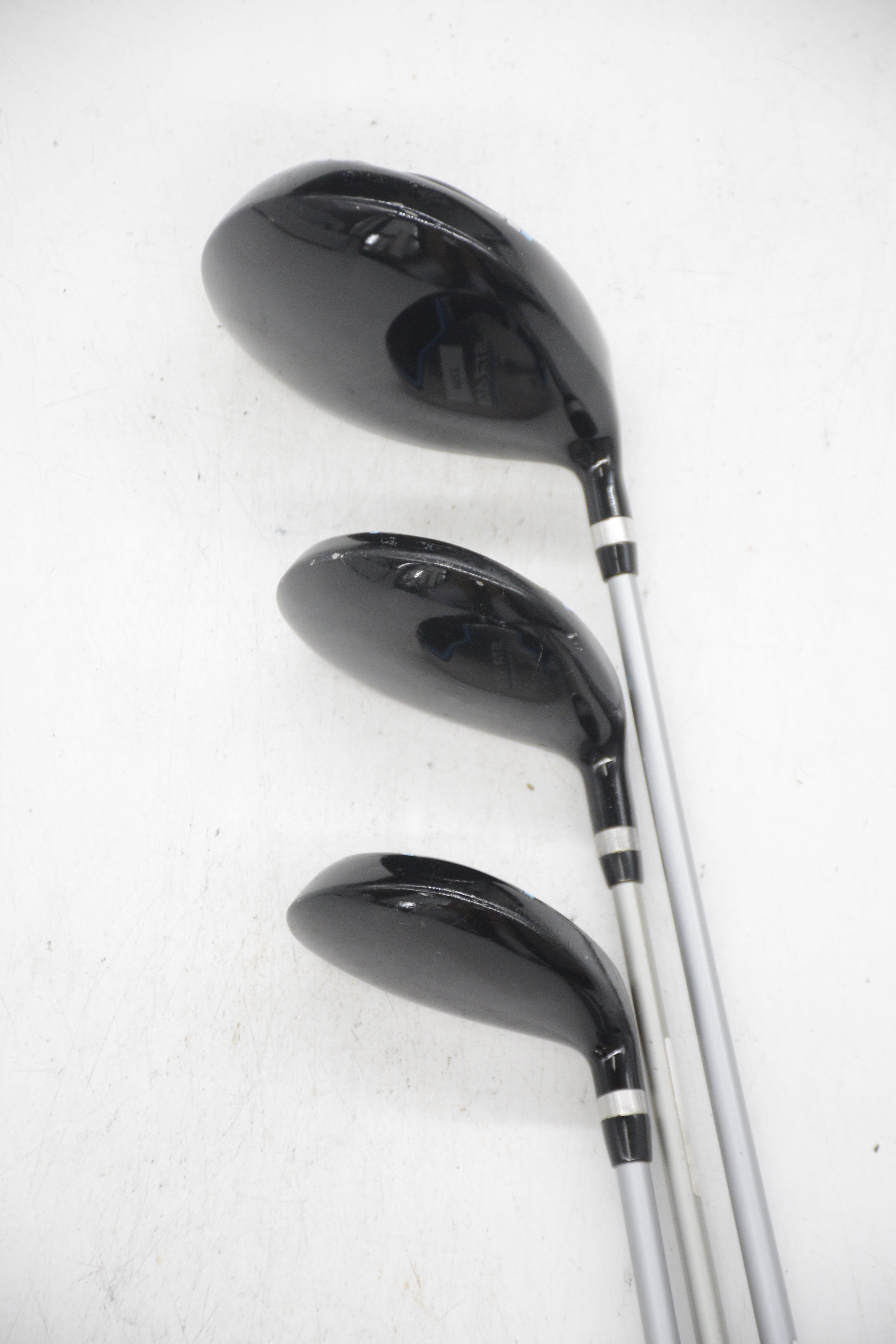 *Dented* Strata Blue D, 5W, 5H Wood Set R Flex Golf Clubs GolfRoots 