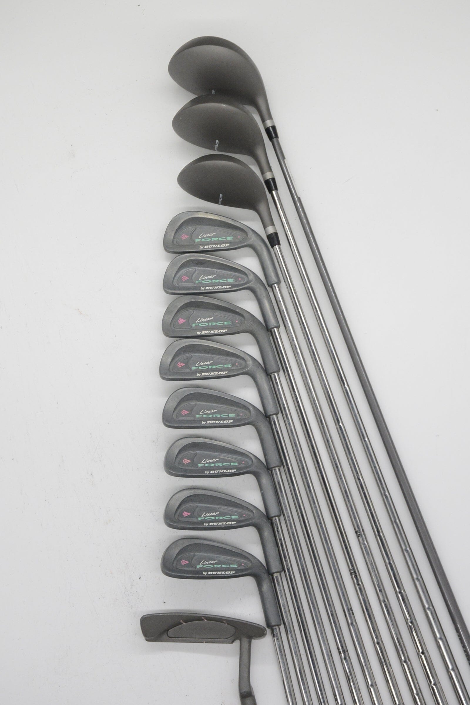 Women's Dunlop Linear Force Mixed Full Set W Flex Std Length Golf Clubs GolfRoots 