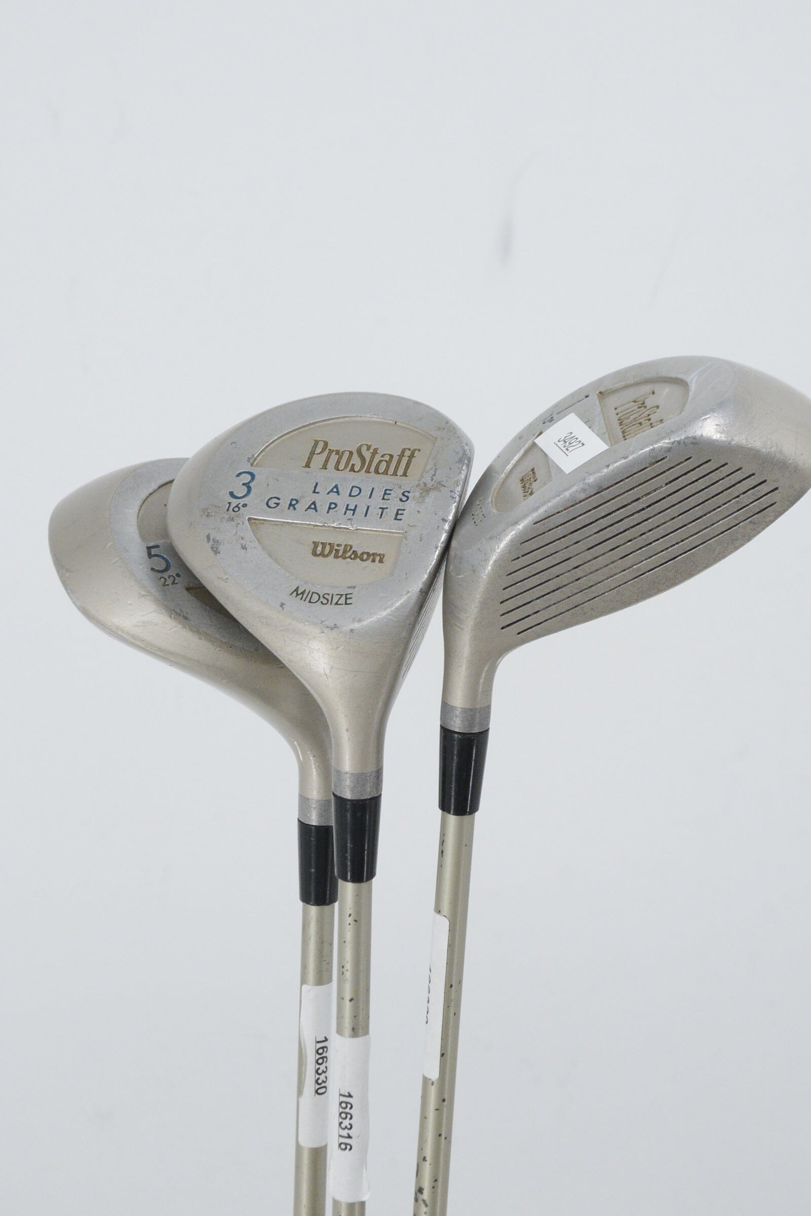 Women's Wilson Pro Staff Midsize D, 3W, 5W Wood Set W Flex