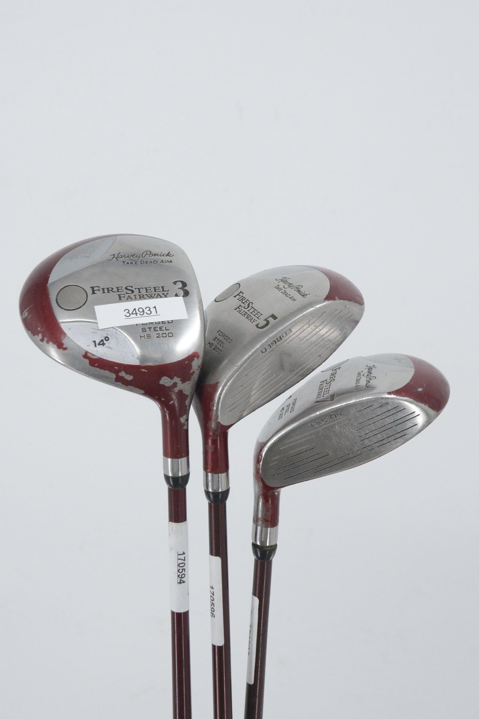Harvey Penick Fire Steel 3W, 5W, 7W Wood Set R Flex