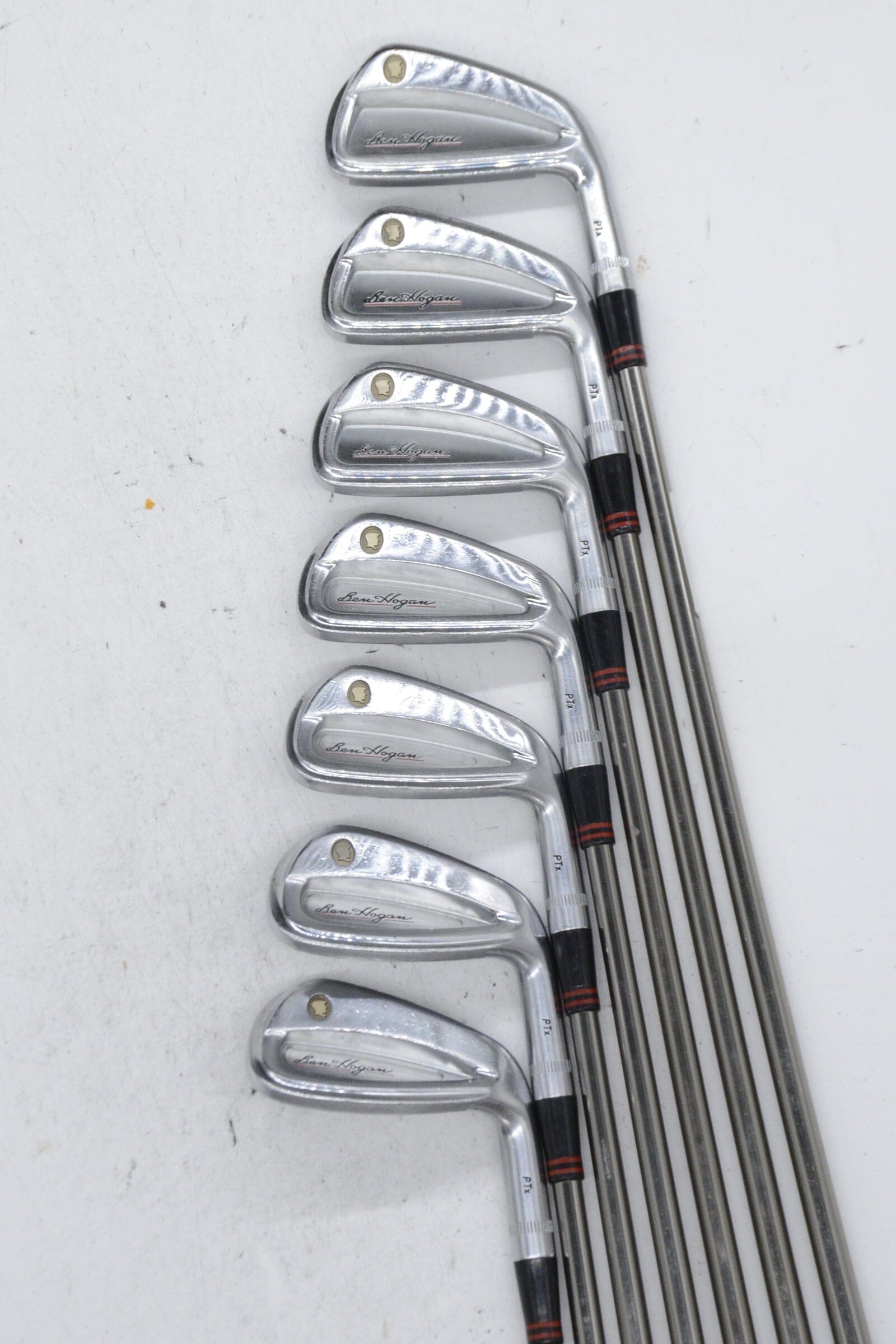 Ben Hogan PTX Mid Launch 4-PW Iron Set R Flex Std Length Golf Clubs GolfRoots 