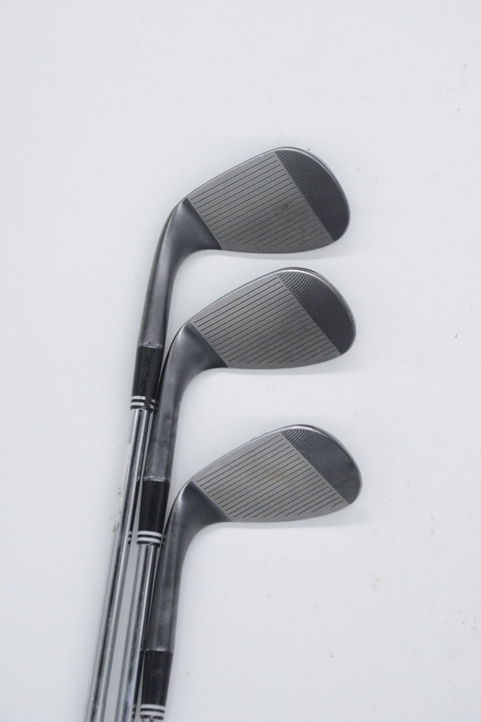 Cleveland RTX 6 ZipCore Black Satin 50, 56, 60 Degree Wedge Set S Flex