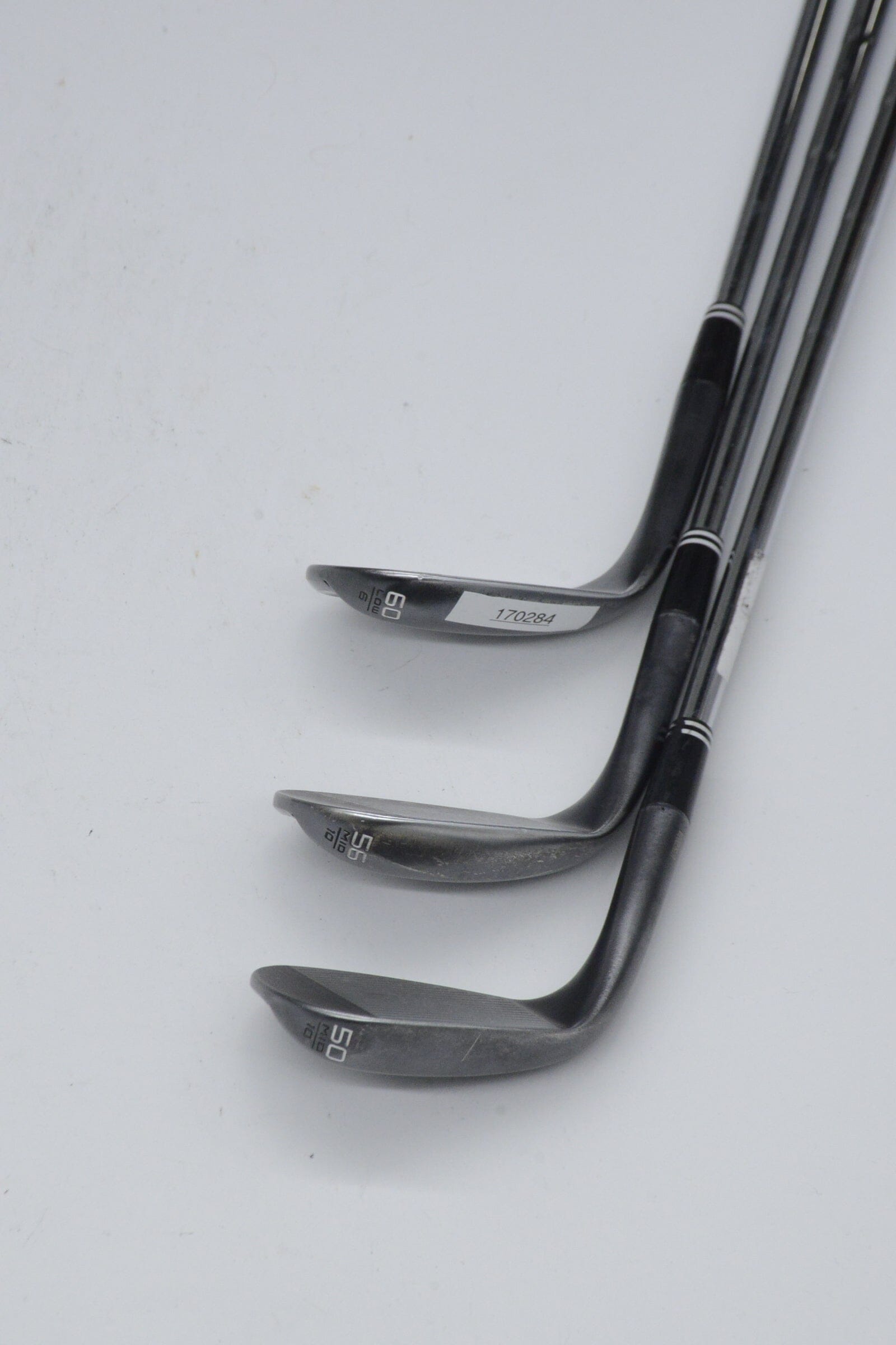 Cleveland RTX 6 ZipCore Black Satin 50, 56, 60 Degree Wedge Set S Flex