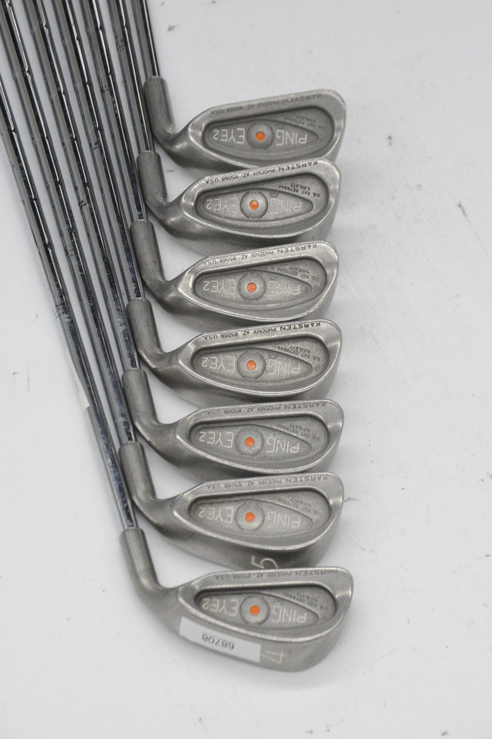 Ping Eye 2 4-PW Iron Set R Flex -0.5" Golf Clubs GolfRoots 
