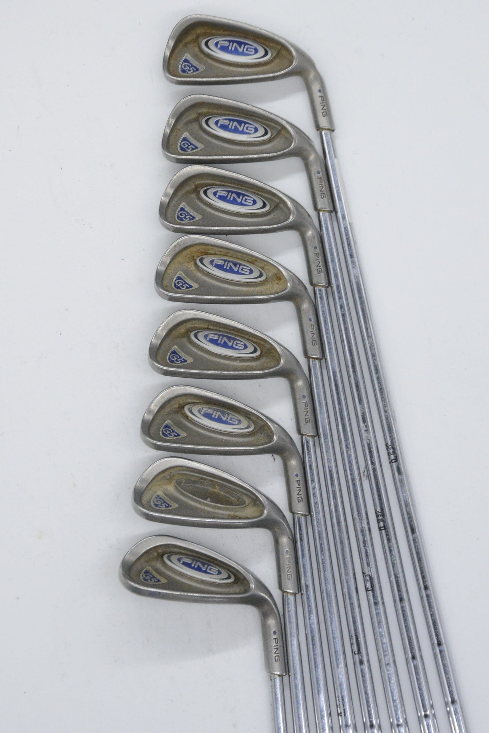 Ping G5 4-PW, SW Iron Set S Flex +0.25"