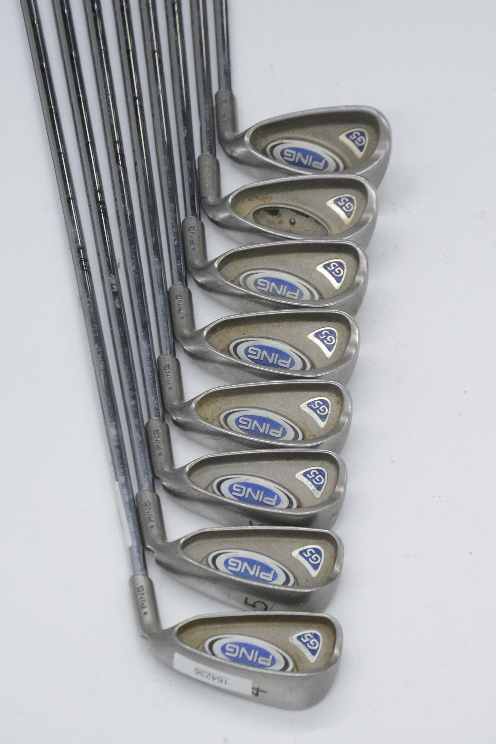 Ping G5 4-PW, SW Iron Set S Flex +0.25"