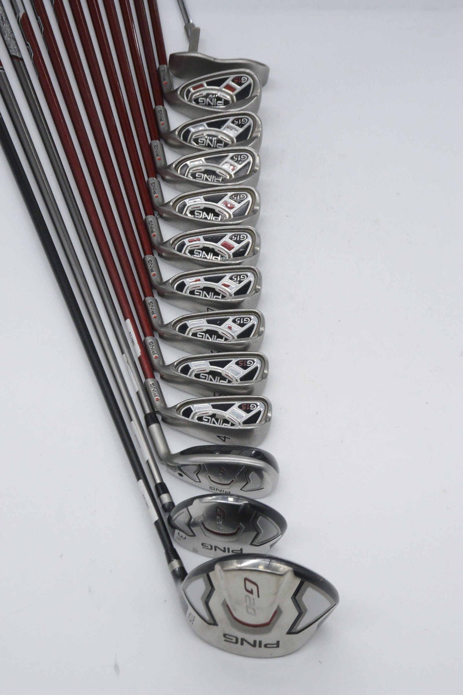 Ping G15 Mixed Full Set R Flex -0.75" Golf Clubs GolfRoots 