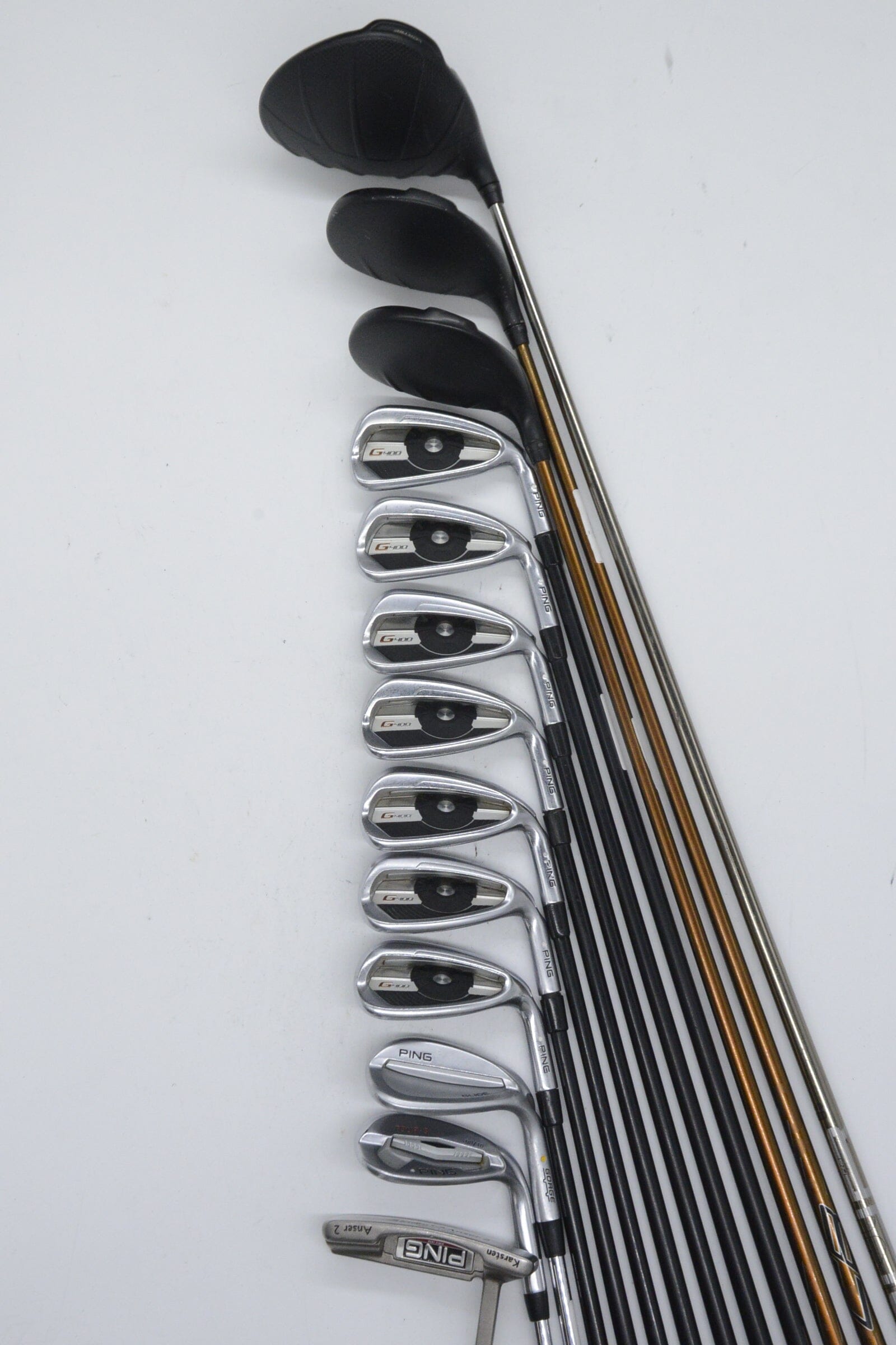 Ping G400 Mixed Full Set R Flex +0.5" Golf Clubs GolfRoots 