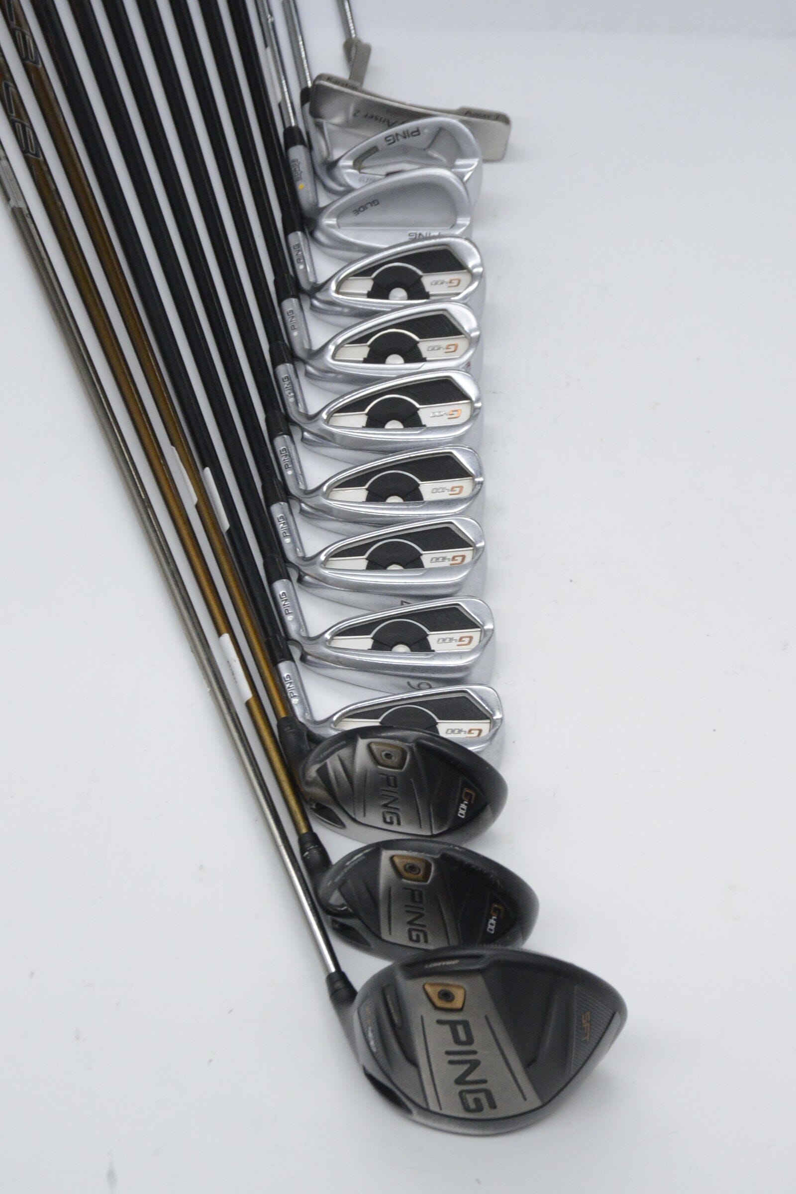 Ping G400 Mixed Full Set R Flex +0.5" Golf Clubs GolfRoots 