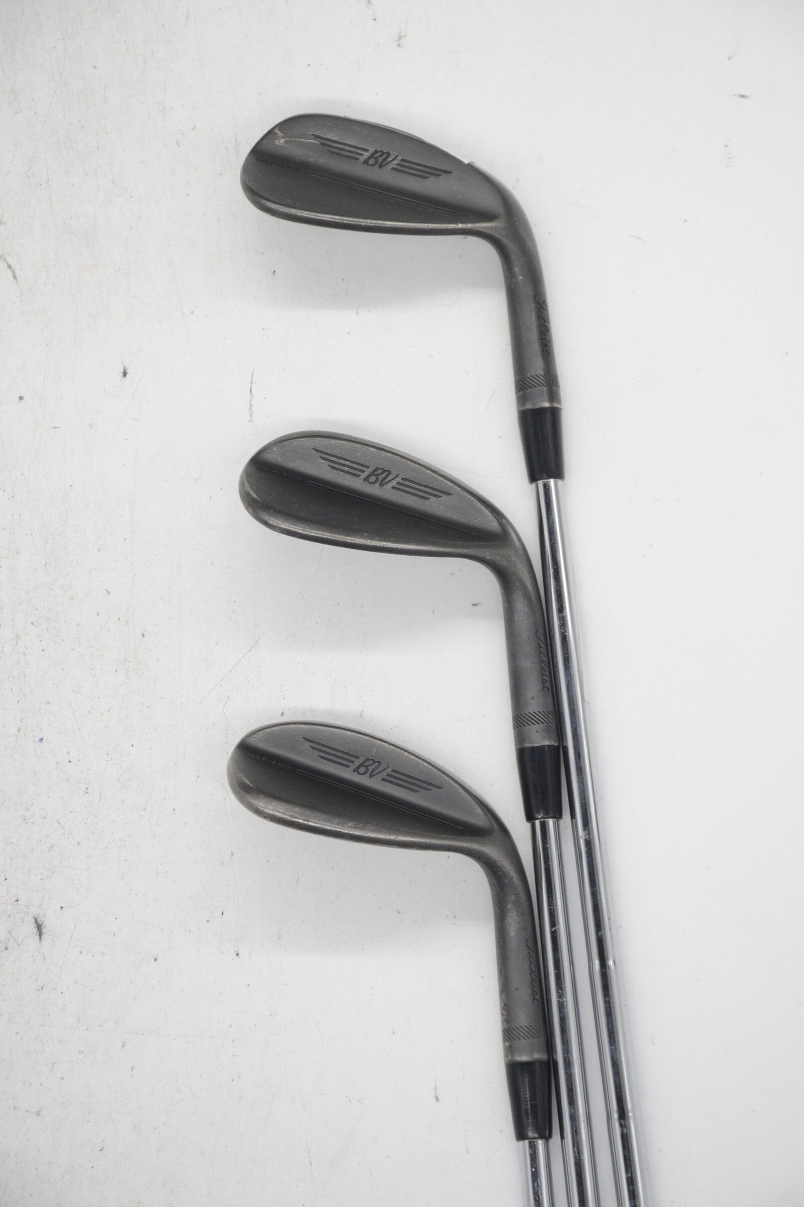 Titleist Vokey SM9 Jet Black 50, 54, 58 Degree Wedge Set Wedge Flex Golf Clubs GolfRoots 