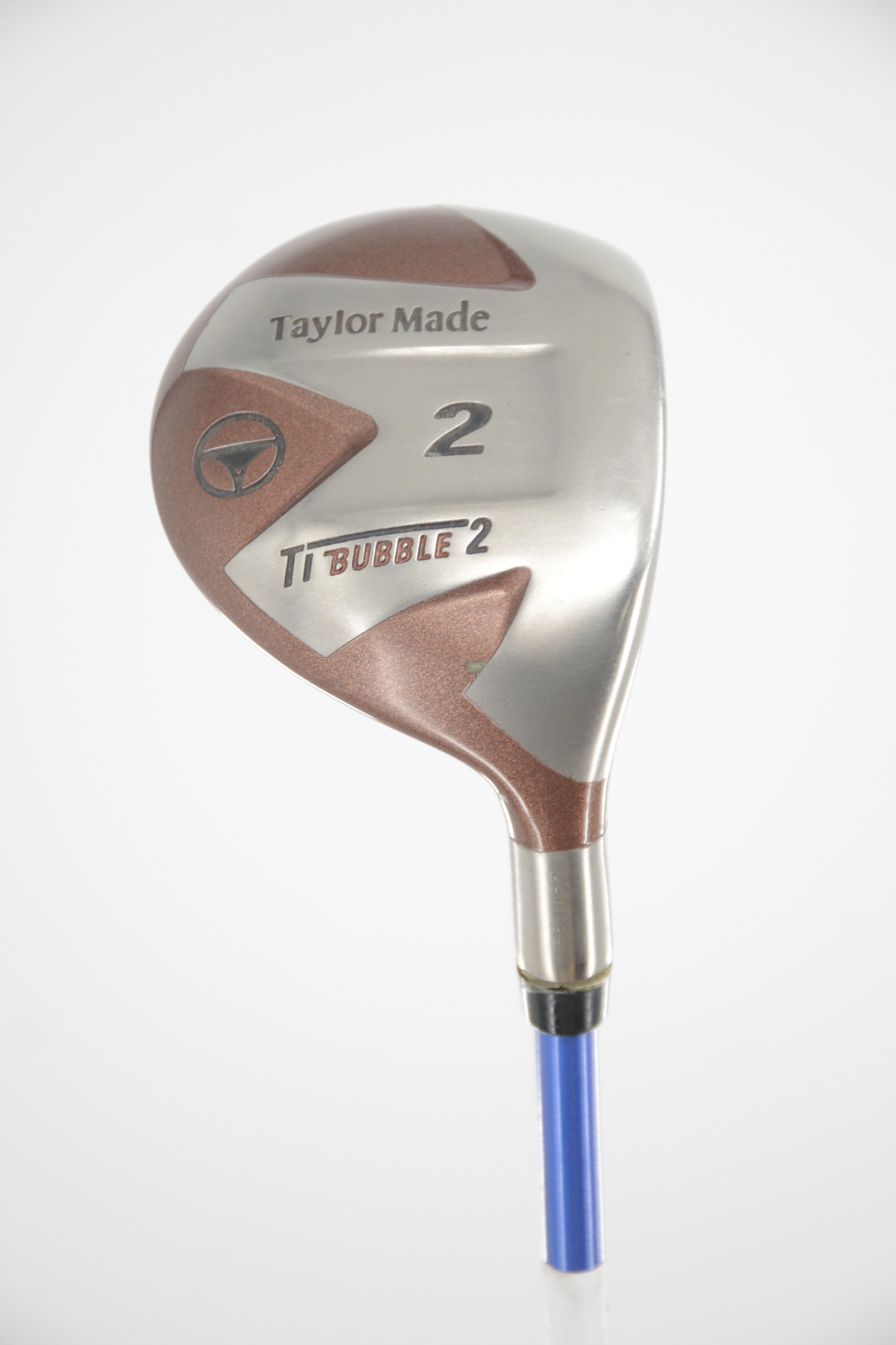 TaylorMade Titanium Bubble 2 2 Wood S Flex 43.75" Golf Clubs GolfRoots 