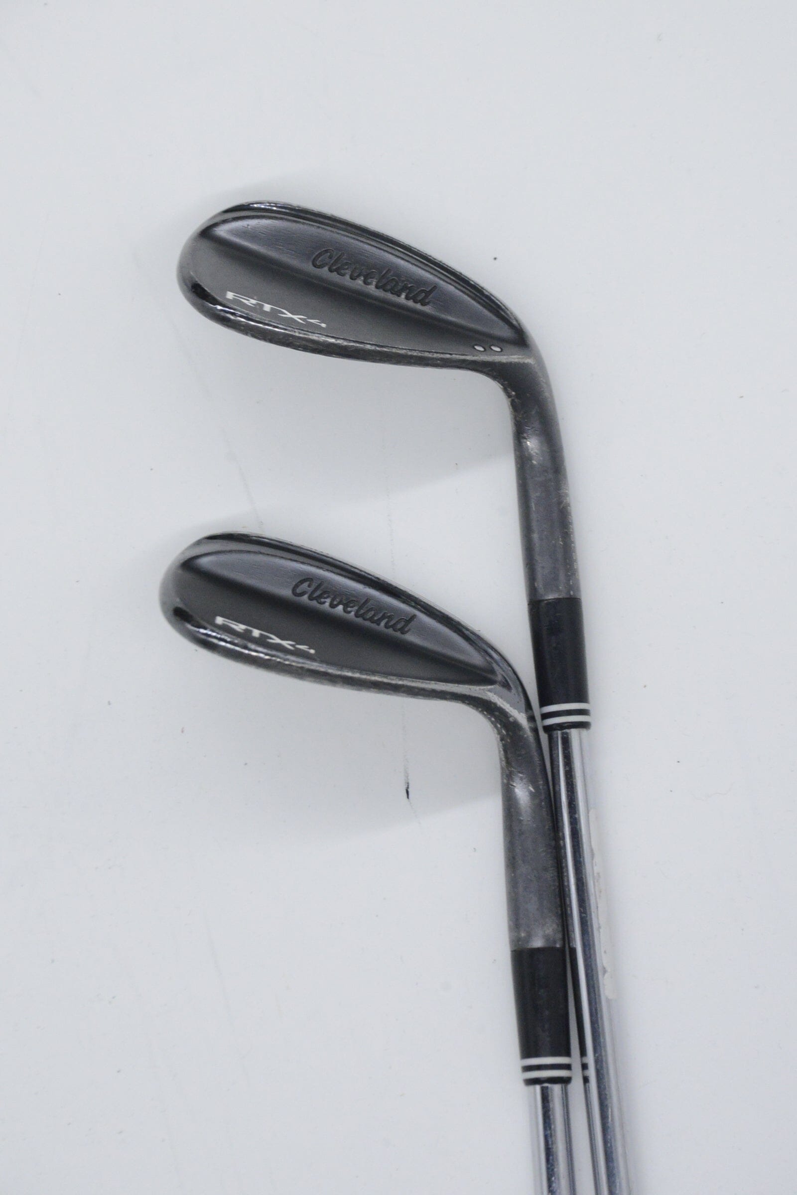 Cleveland RTX 4 Black Satin 54 & 58 Degree Wedge Set S Flex Golf Clubs GolfRoots 