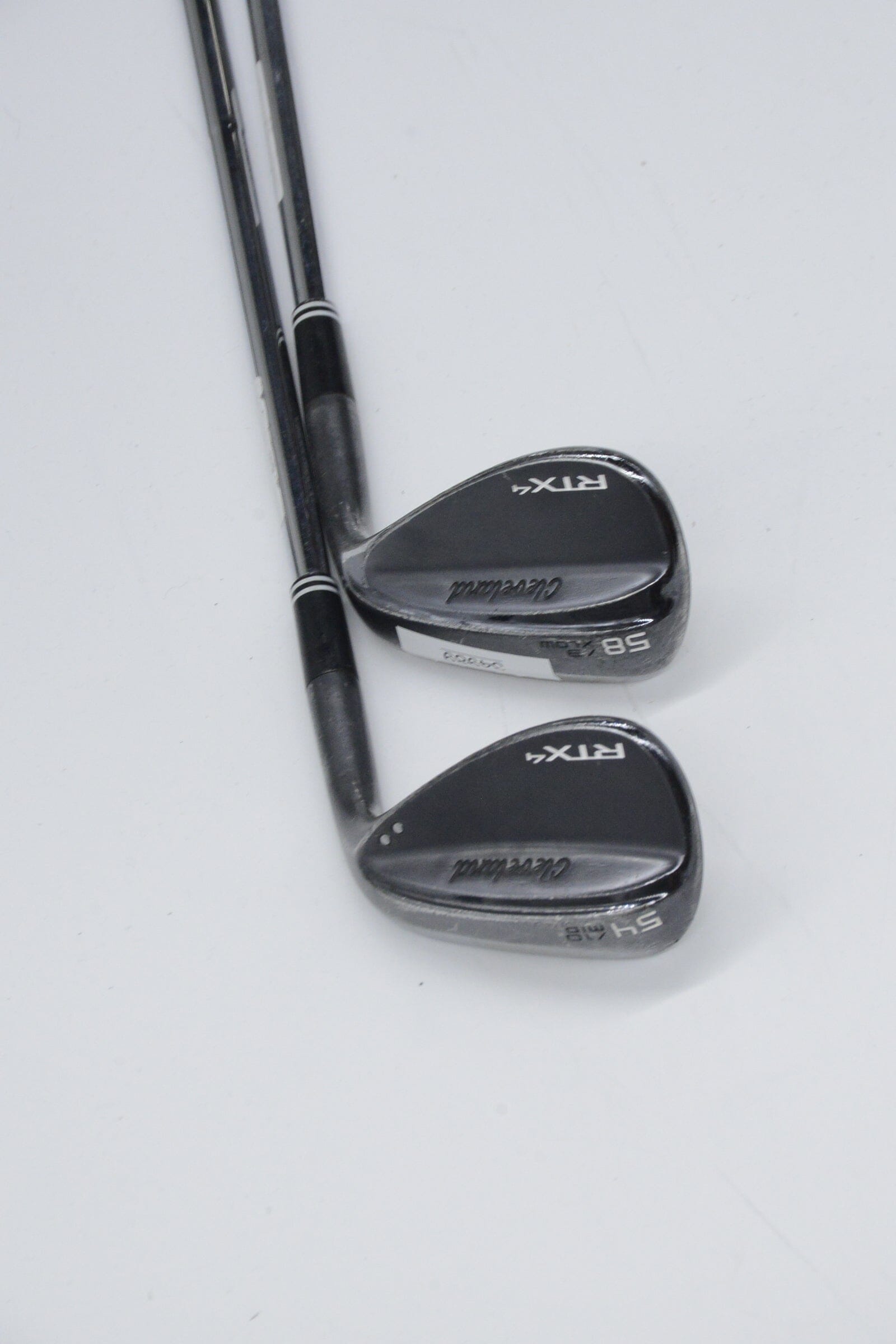 Cleveland RTX 4 Black Satin 54 & 58 Degree Wedge Set S Flex Golf Clubs GolfRoots 