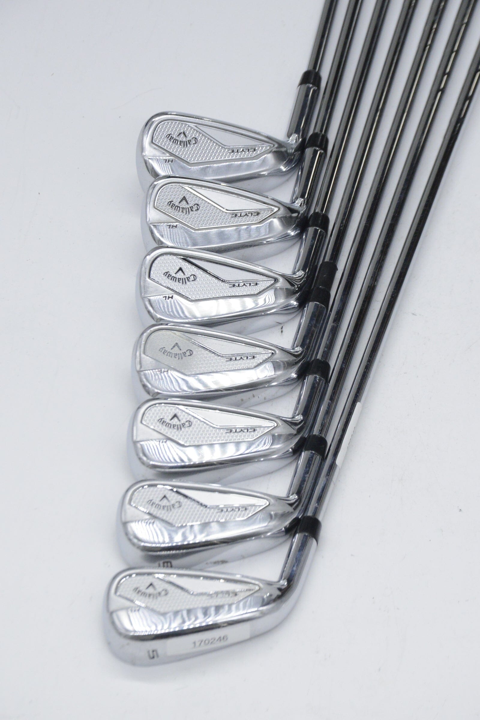 Lefty Callaway Elyte HL 5-9, AW-SW Iron Set R Flex Std Length Golf Clubs GolfRoots 