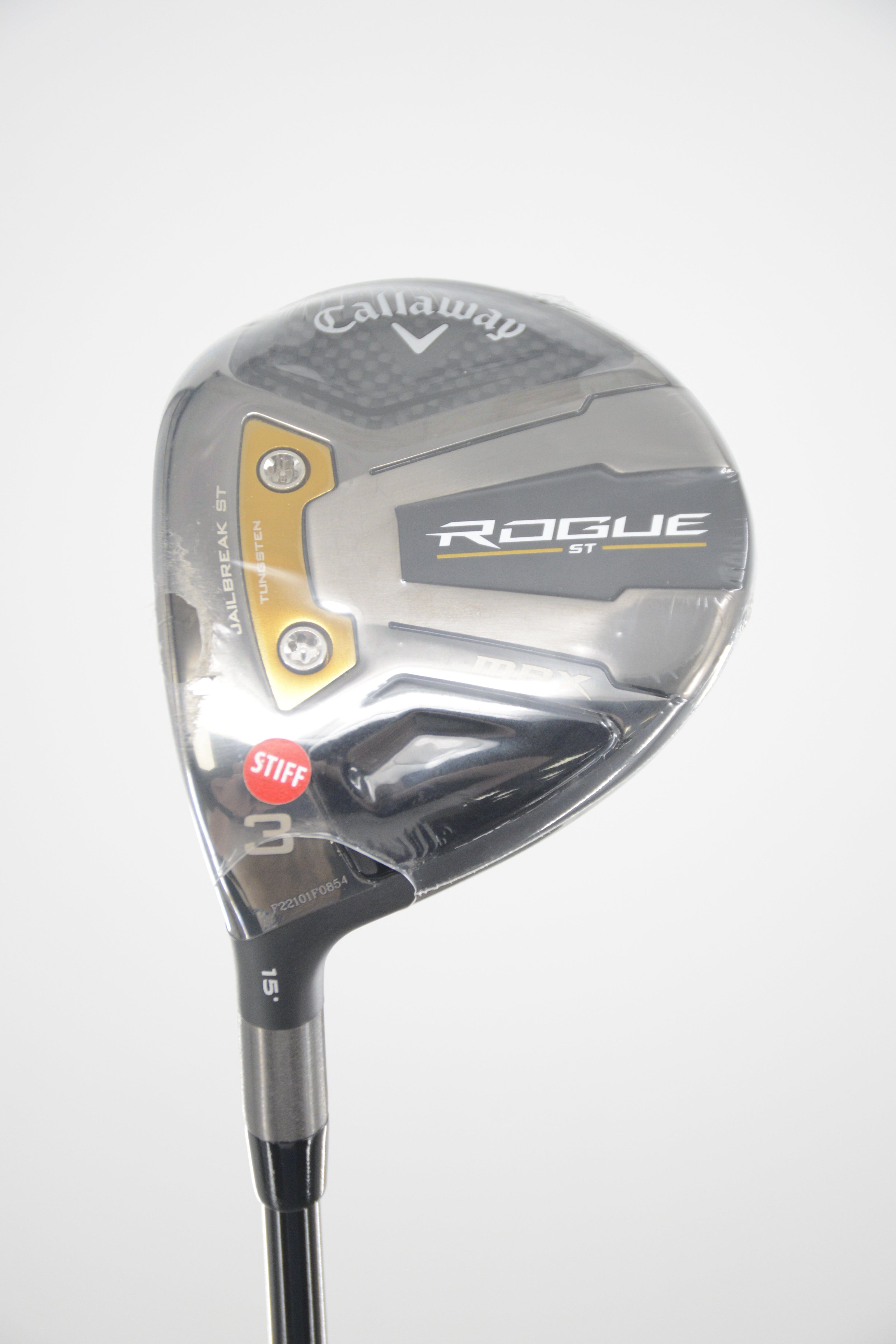 NEW Lefty Callaway Rogue St Max 3 Wood S Flex 42.75" Golf Clubs GolfRoots 