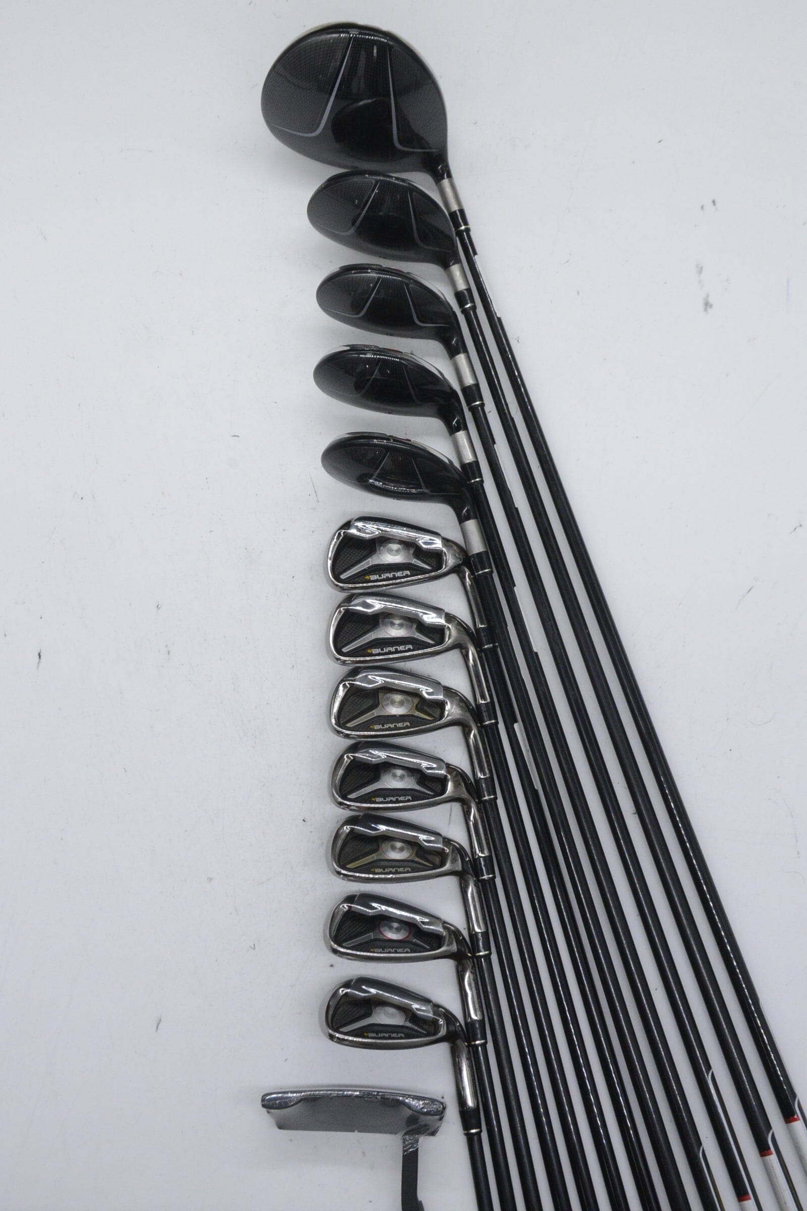 TaylorMade Burner '09 Mixed Full Set R Flex -0.5" Golf Clubs GolfRoots 