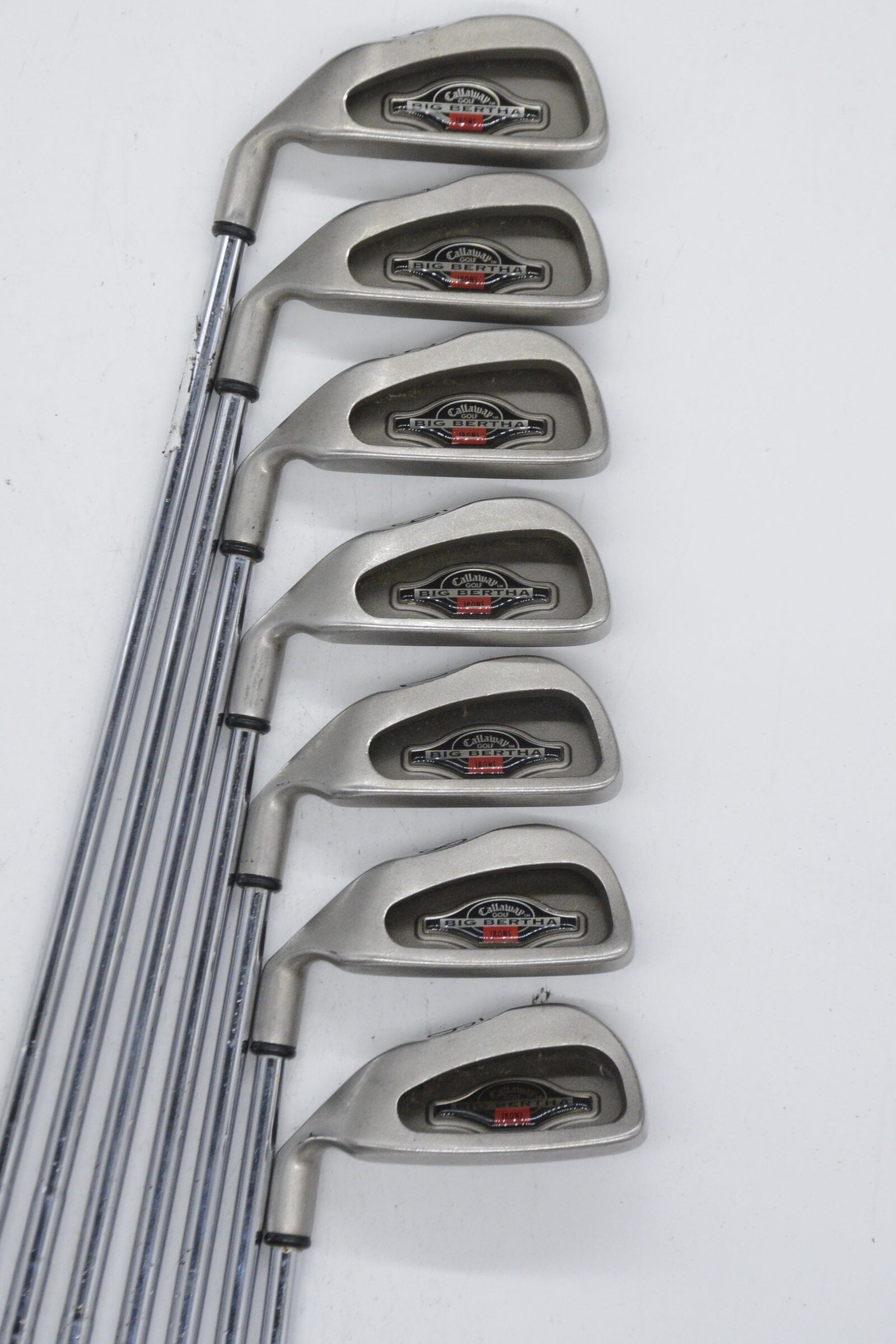Lefty Callaway Big Bertha 1996 3-9 Iron Set S Flex -0.25" Golf Clubs GolfRoots 