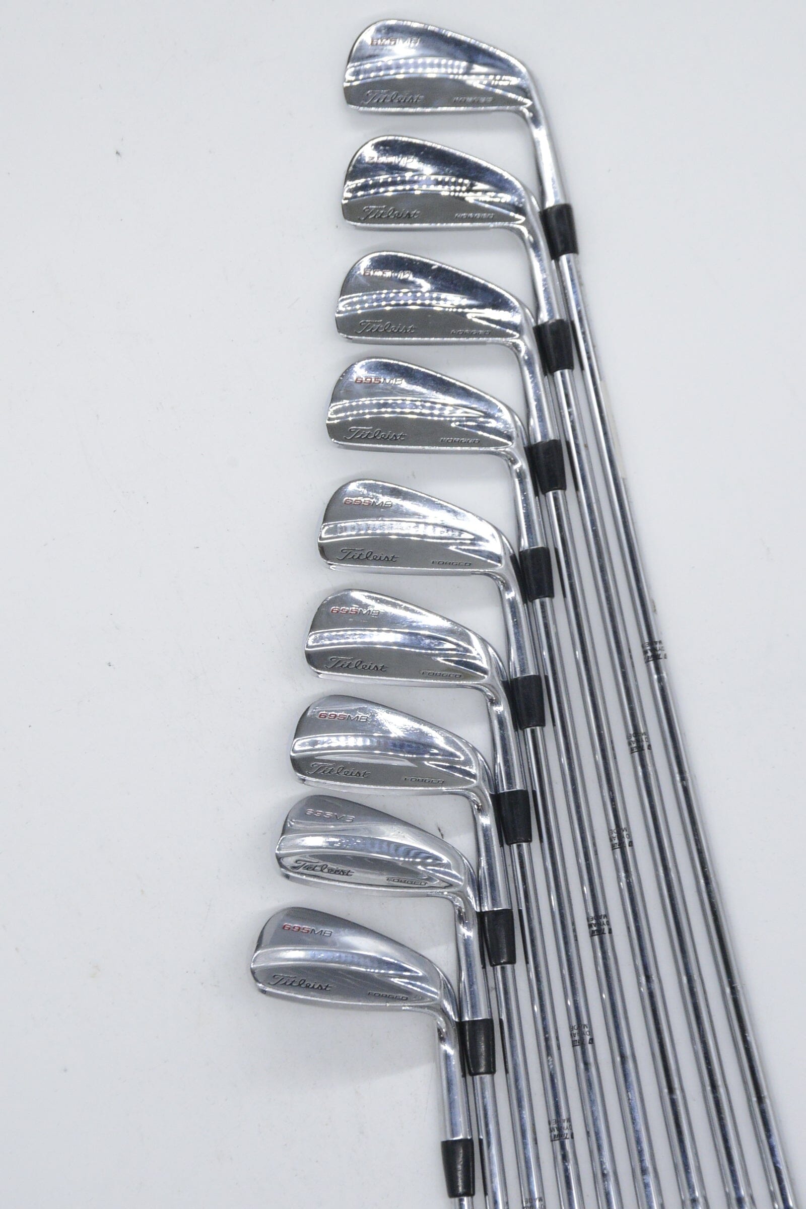 Titleist 695 MB Forged 2-PW Iron Set X Flex +0.75" Golf Clubs GolfRoots 