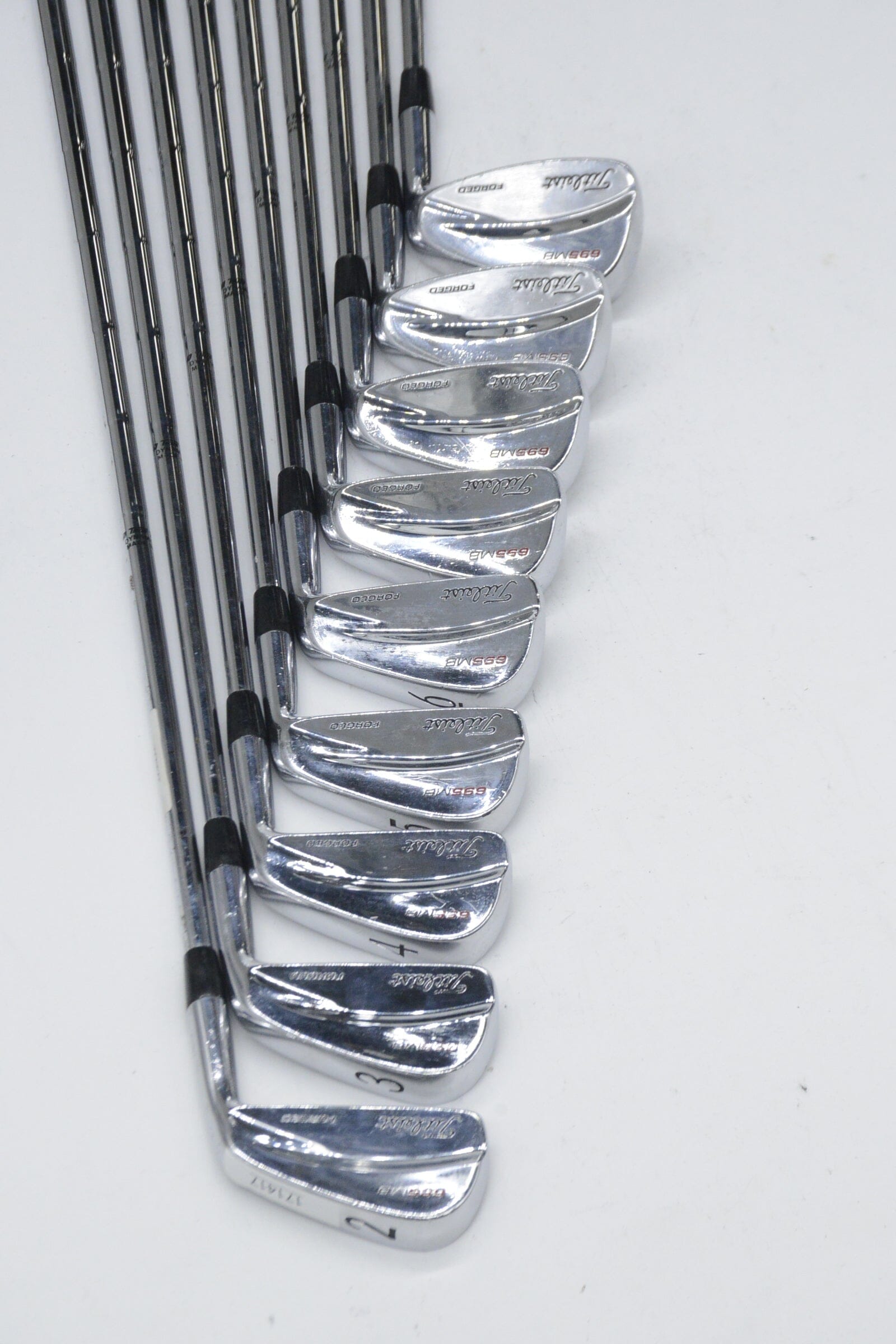 Titleist 695 MB Forged 2-PW Iron Set X Flex +0.75" Golf Clubs GolfRoots 