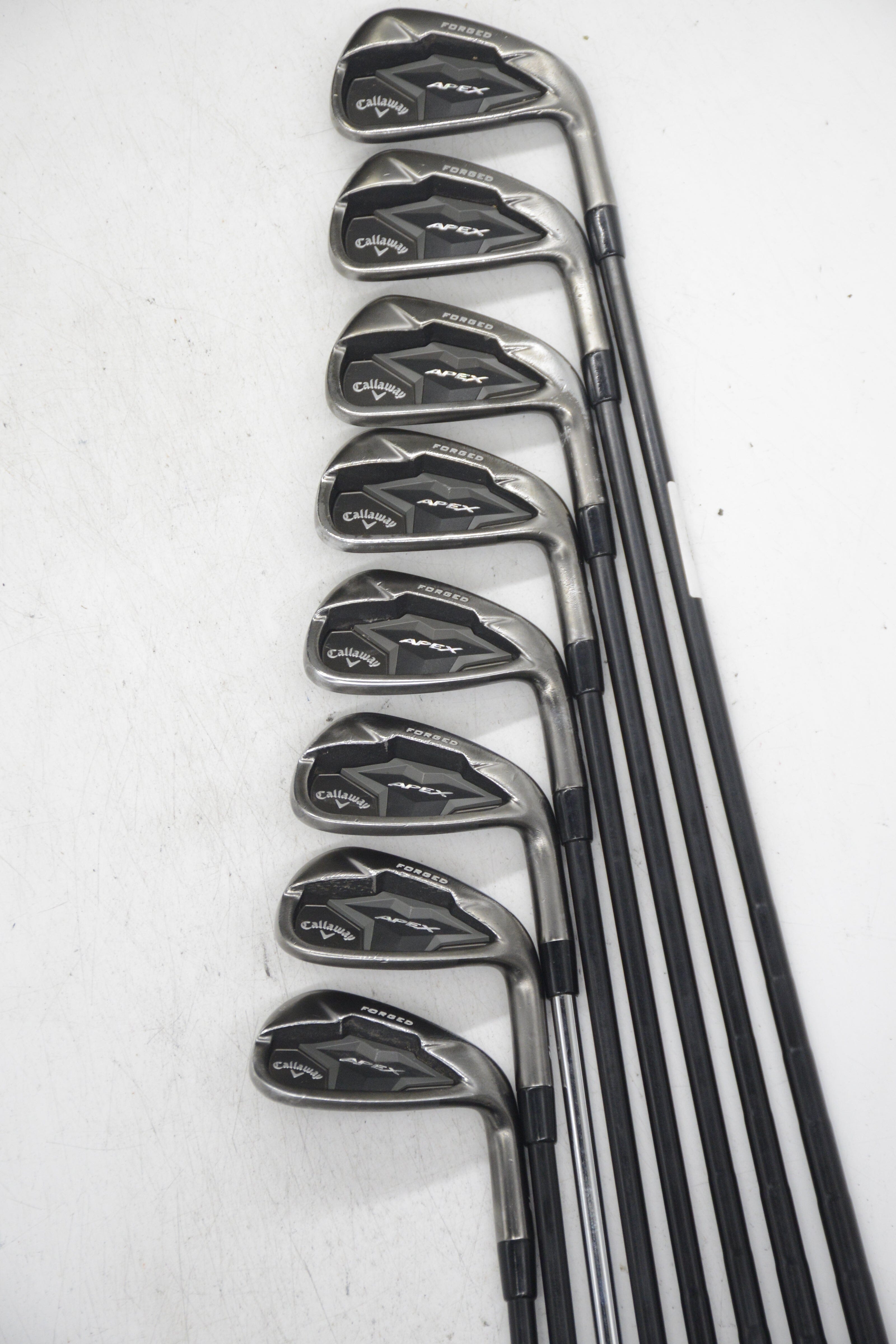 Callaway Apex 19 4-AW Iron Set S Flex +0.75" Golf Clubs GolfRoots 