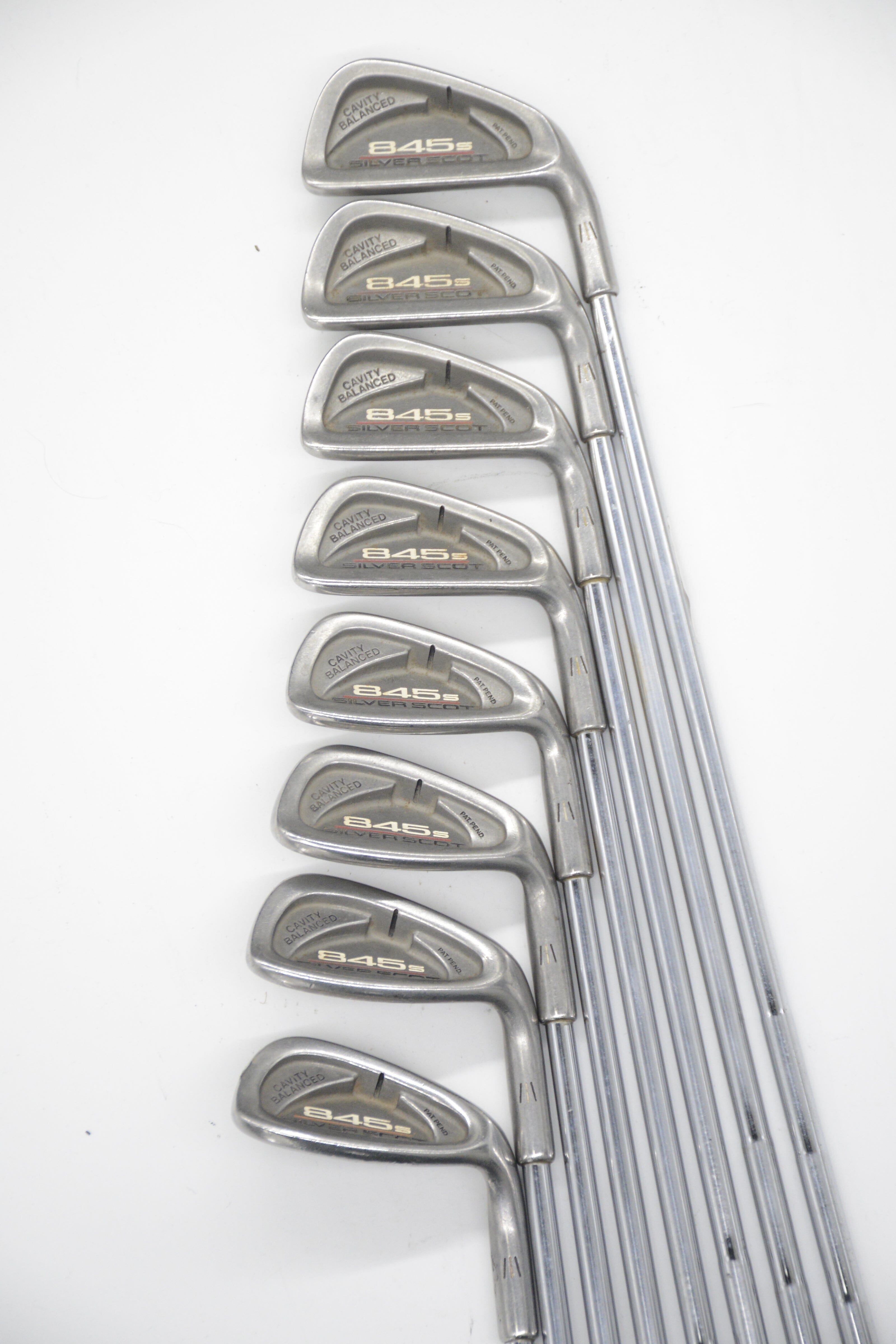 Tommy Armour 845S Silver Scot 3-5, 7-AW Iron Set S Flex -0.25" Golf Clubs GolfRoots 