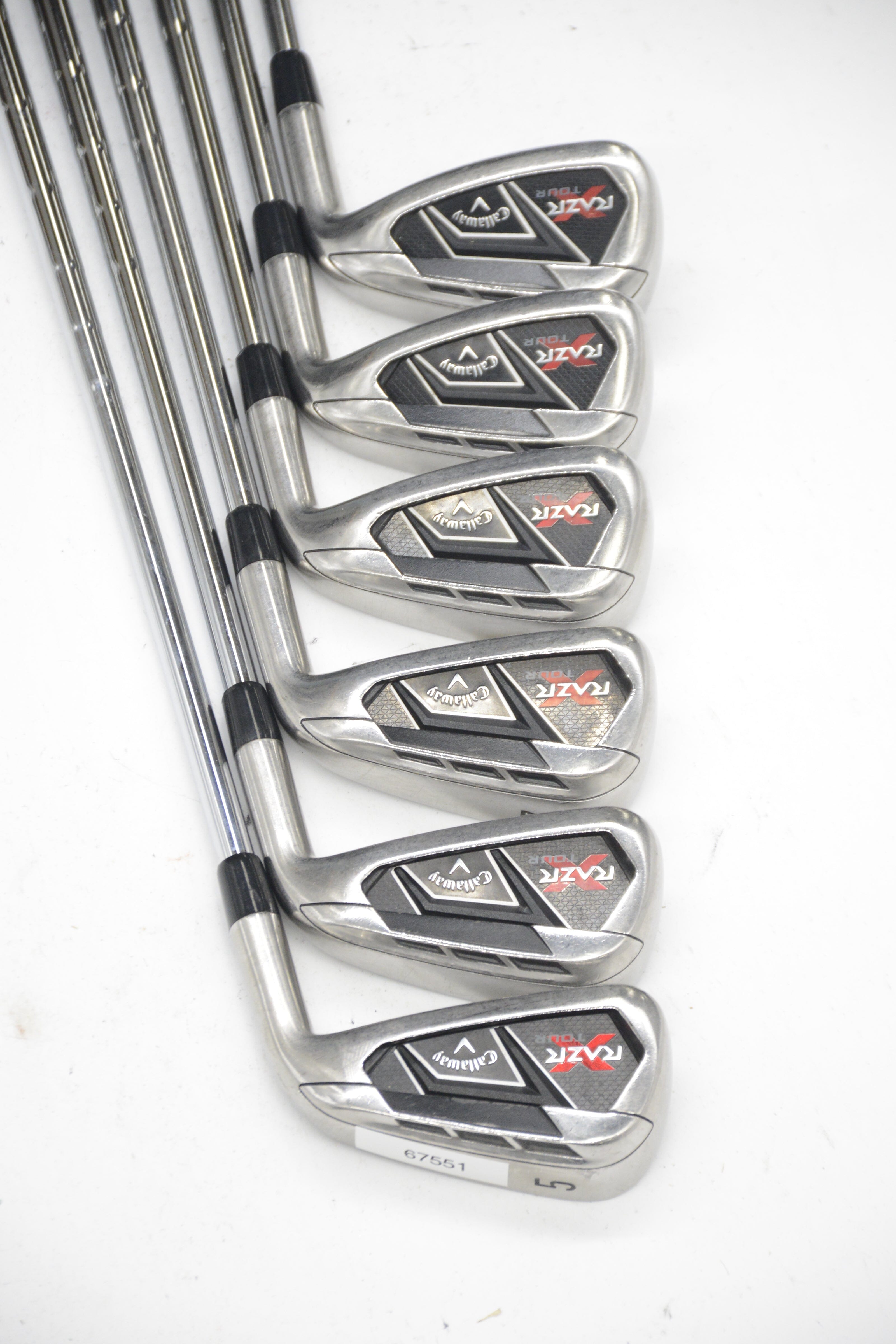 Callaway RAZR X Tour 5-PW Iron Set R Flex Std Length Golf Clubs GolfRoots 