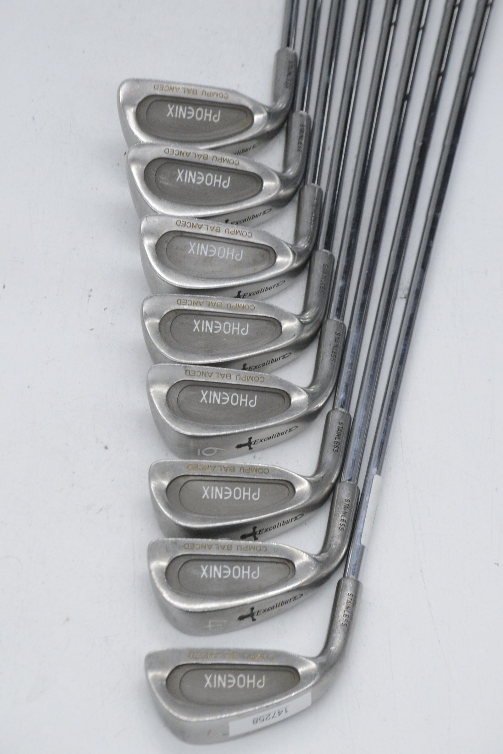 Lefty Excalibur Phoenix 3-PW Iron Set R Flex -0.25" Golf Clubs GolfRoots 