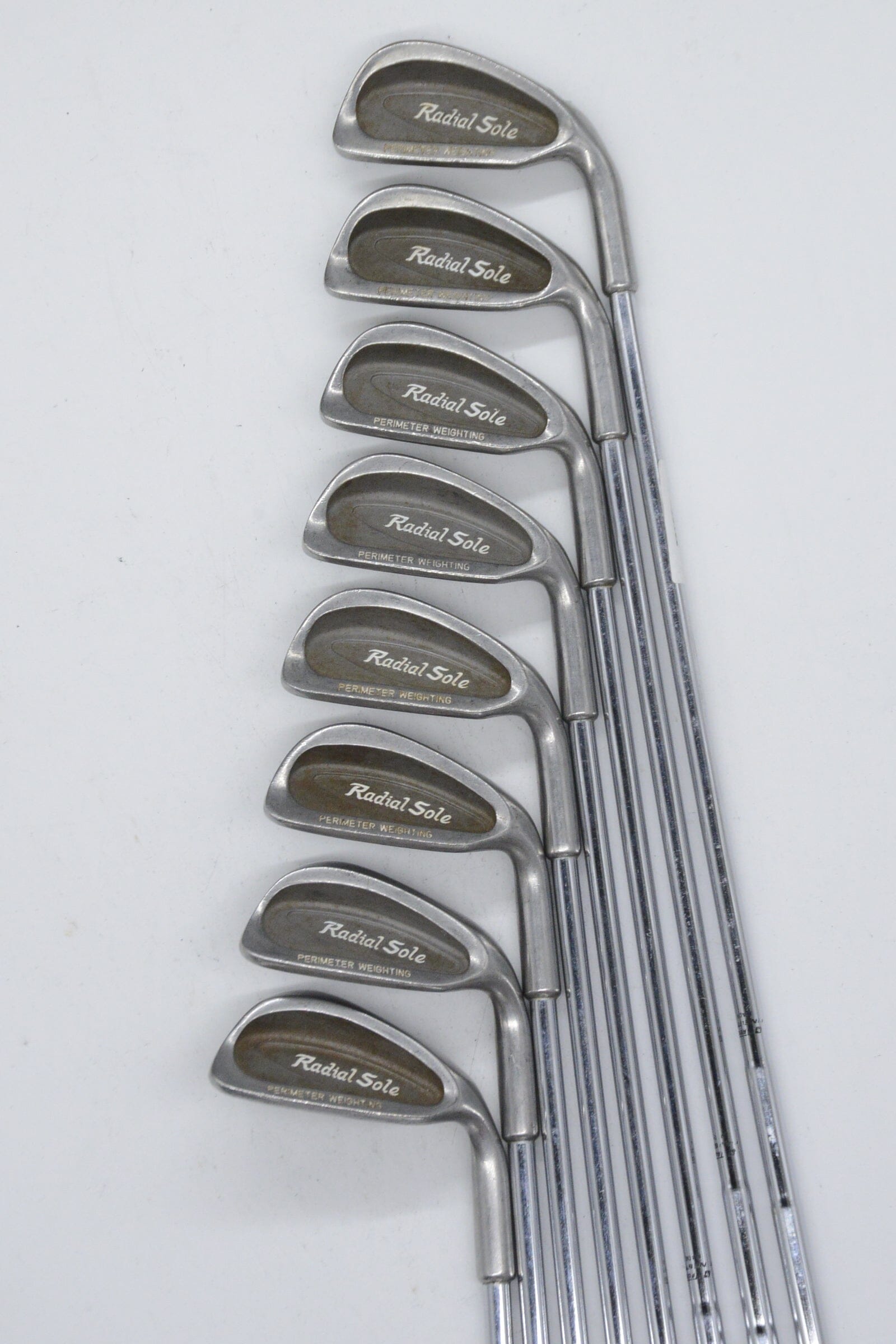 Nomad Radial Sole 3-PW Iron Set S Flex -1" Golf Clubs GolfRoots 