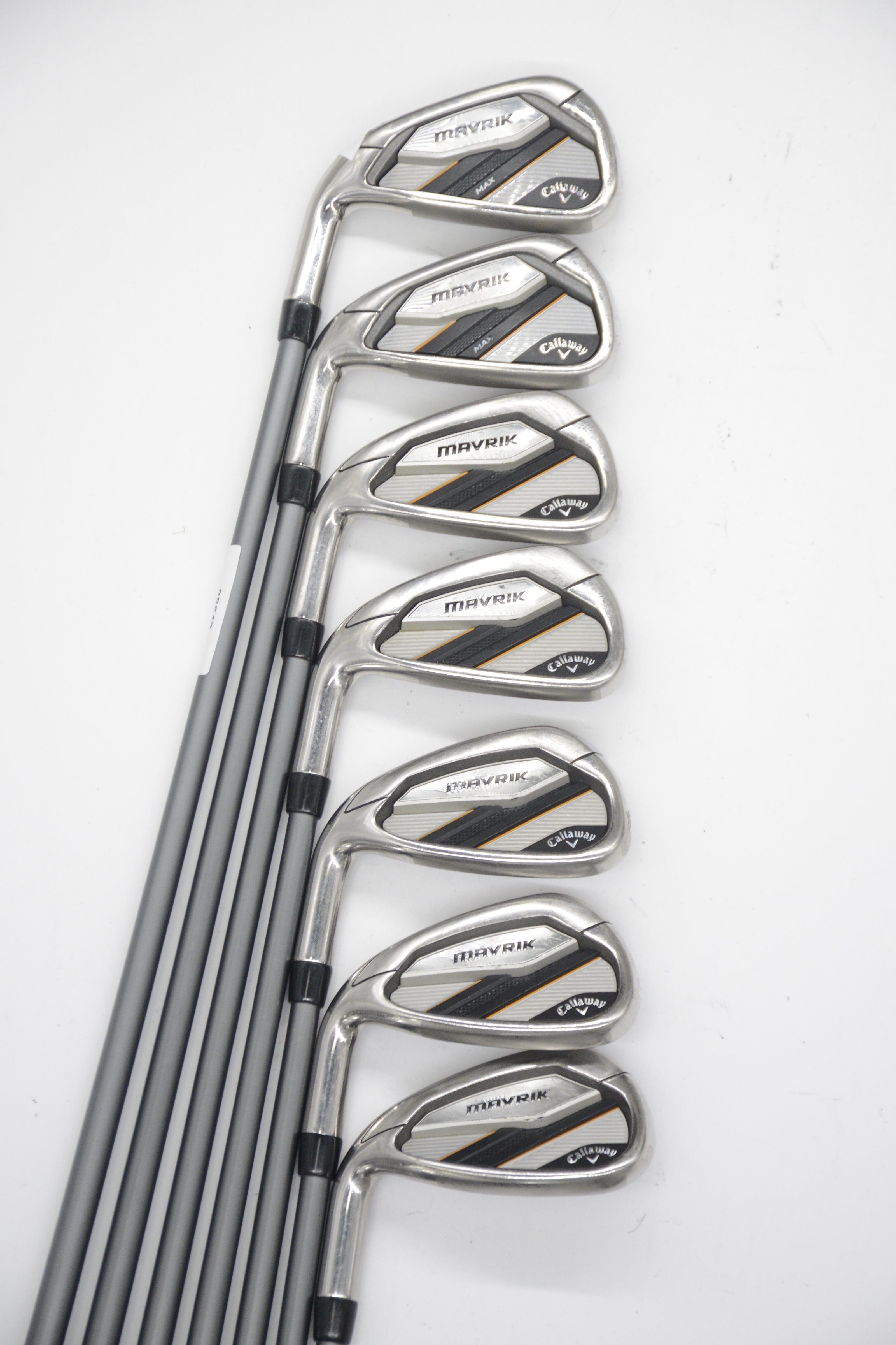 Lefty Callaway Mavrik / Mavrik Max Combo 4-PW Iron Set R Flex -0.5" Golf Clubs GolfRoots 