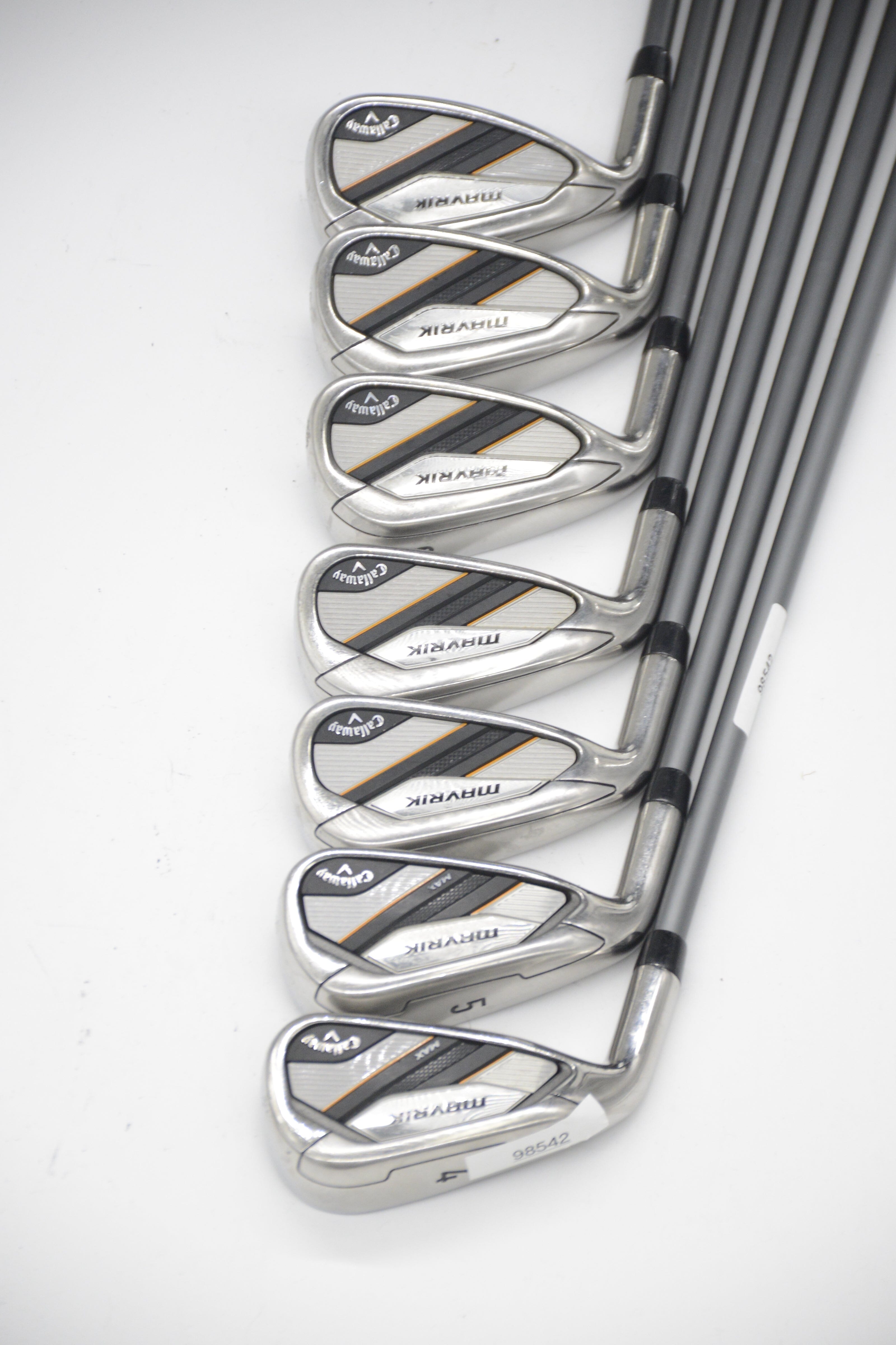 Lefty Callaway Mavrik / Mavrik Max Combo 4-PW Iron Set R Flex -0.5" Golf Clubs GolfRoots 