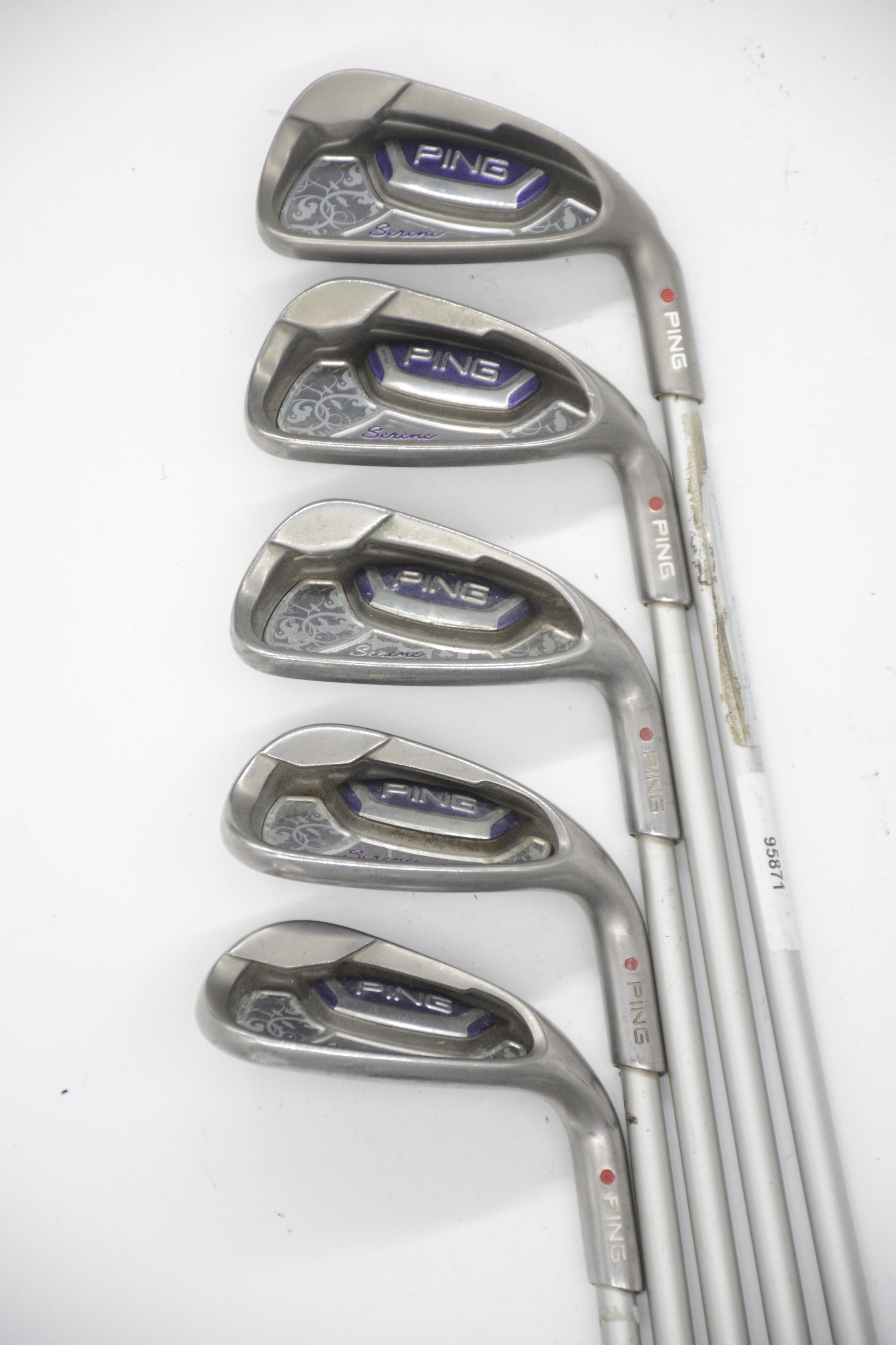 Women's Ping Serene 7-9, SW-LW Iron Set W Flex Std Length Golf Clubs GolfRoots 