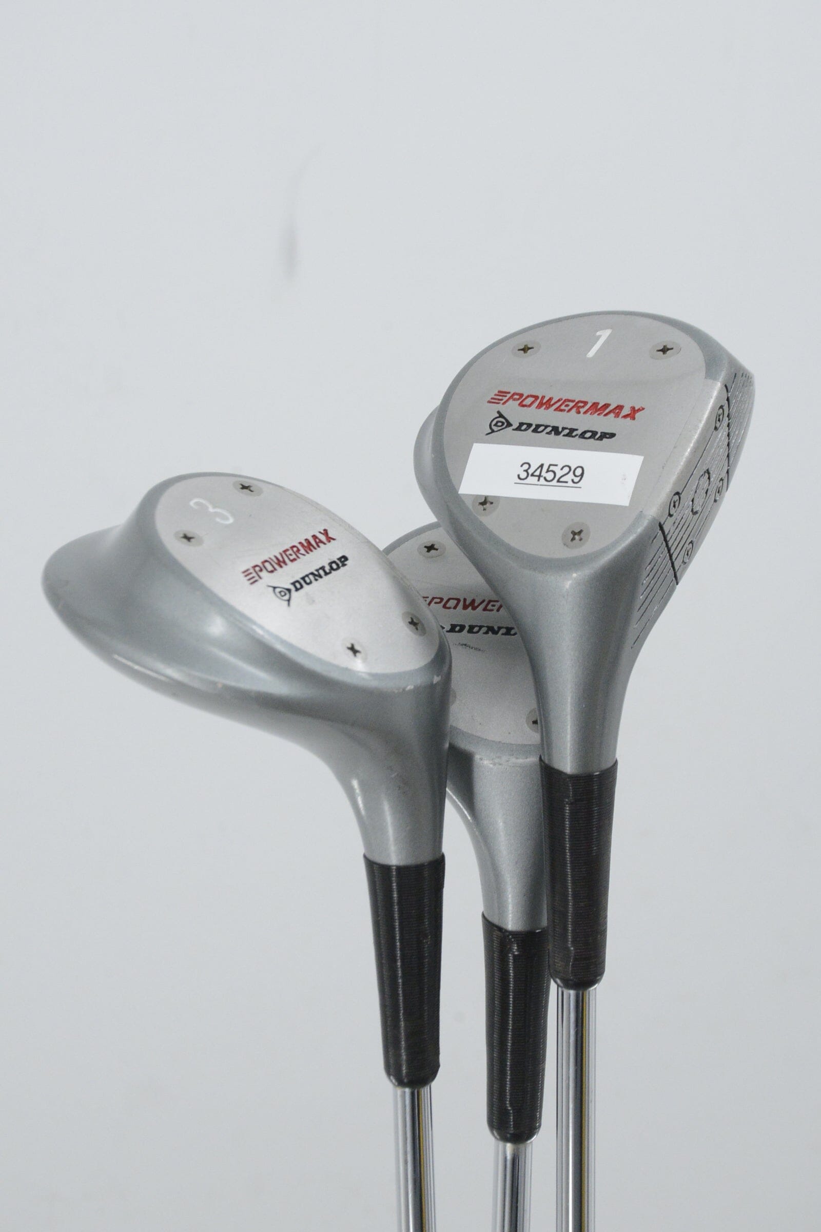 MaxFli Dunlop PowerMax D, 3W, 5W Wood Set R Flex Golf Clubs GolfRoots 