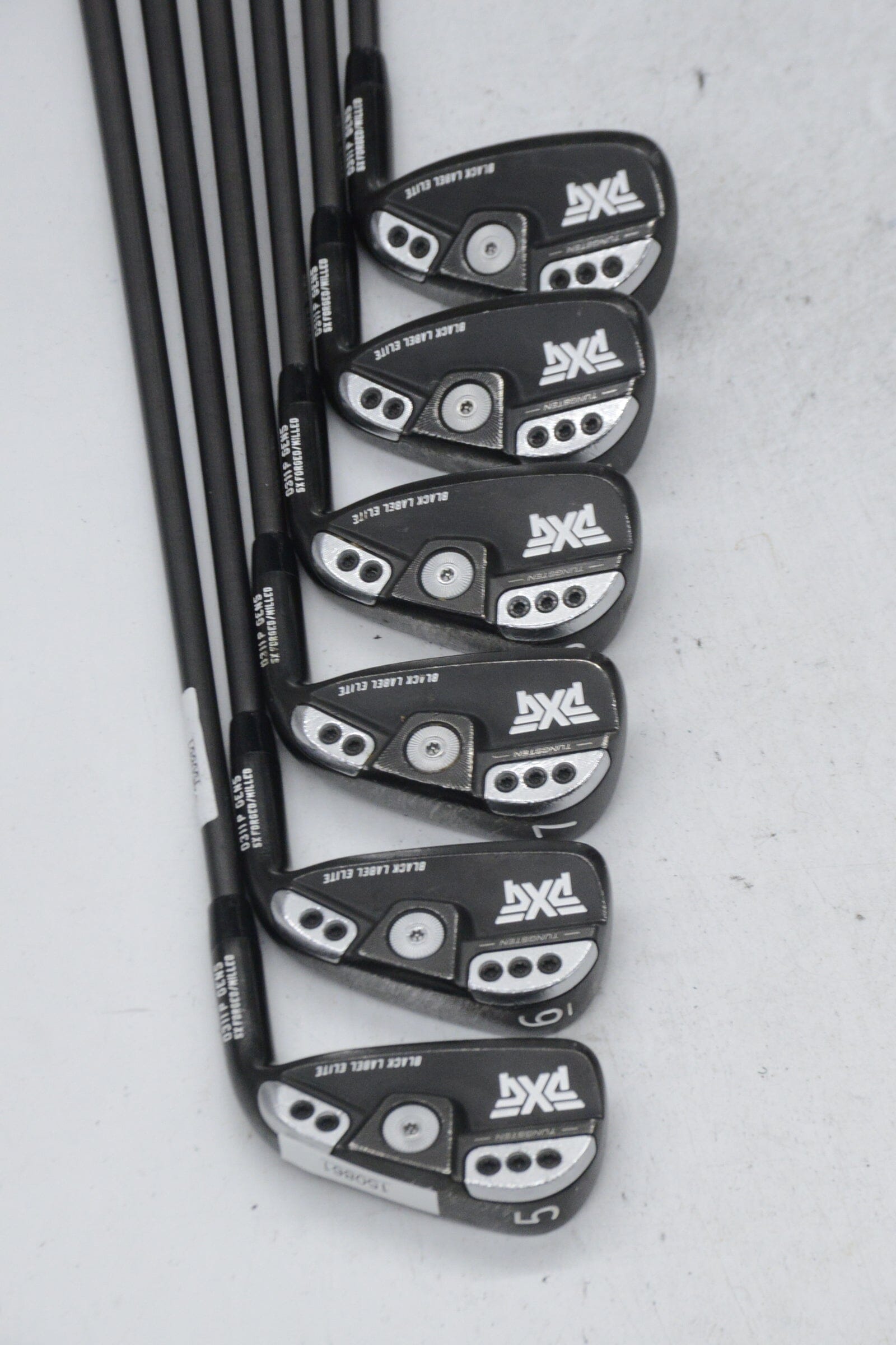 PXG 0311P Gen 5 Xtreme Dark 5-PW Iron Set R Flex -0.75" Golf Clubs GolfRoots 