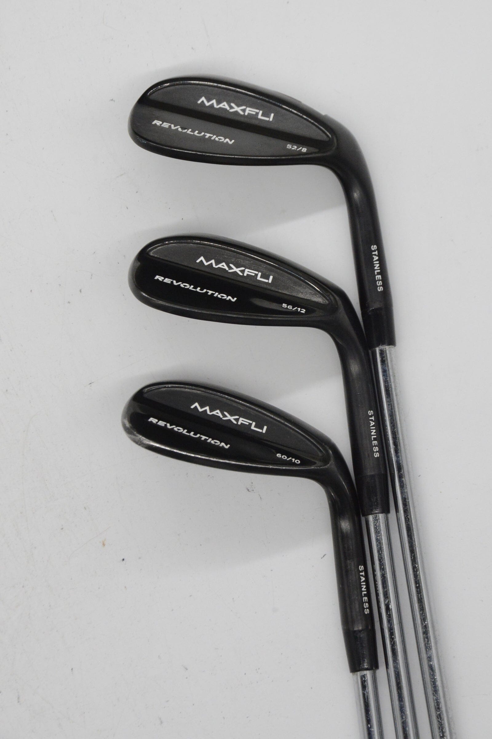 MaxFli Dunlop Revolution 52, 56, 60 Degree Wedge Set Wedge Flex SOLD Golf Clubs GolfRoots 
