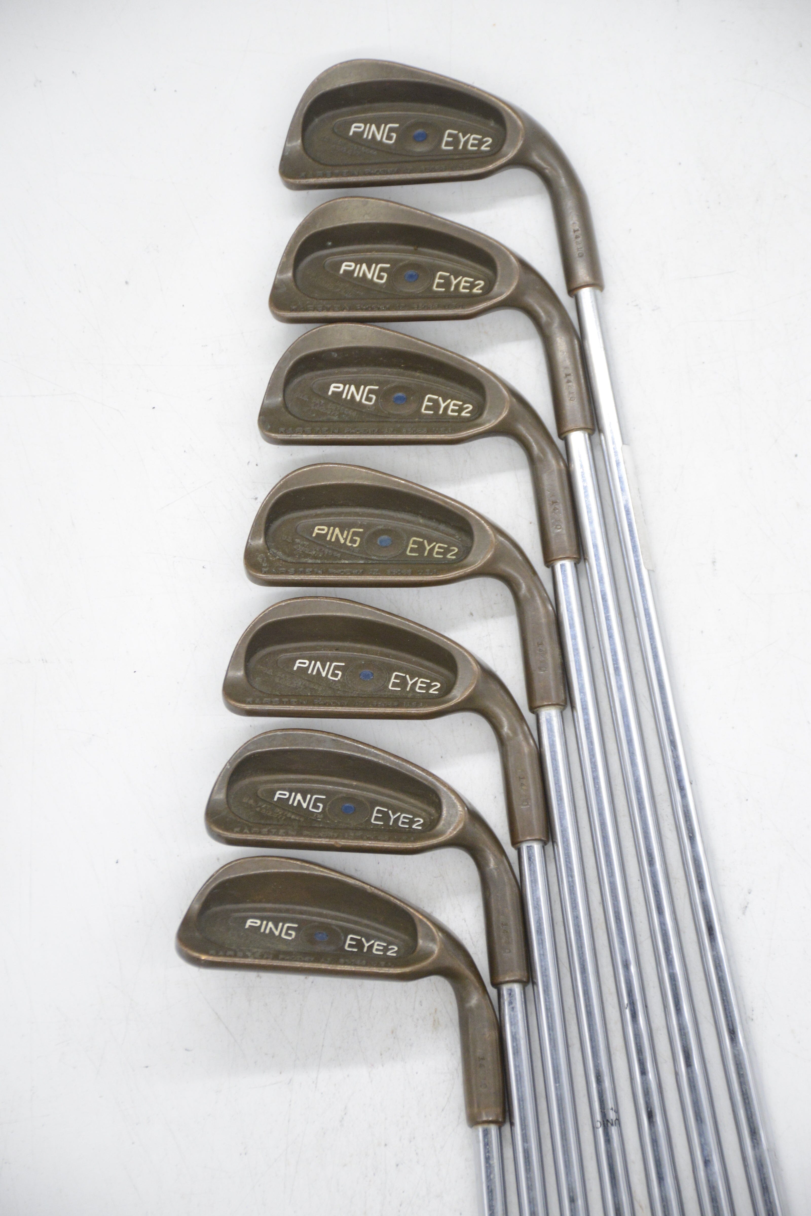 Ping Eye 2 Beryllium Copper 2-7, 9 Iron Set S Flex Std Length Golf Clubs GolfRoots 