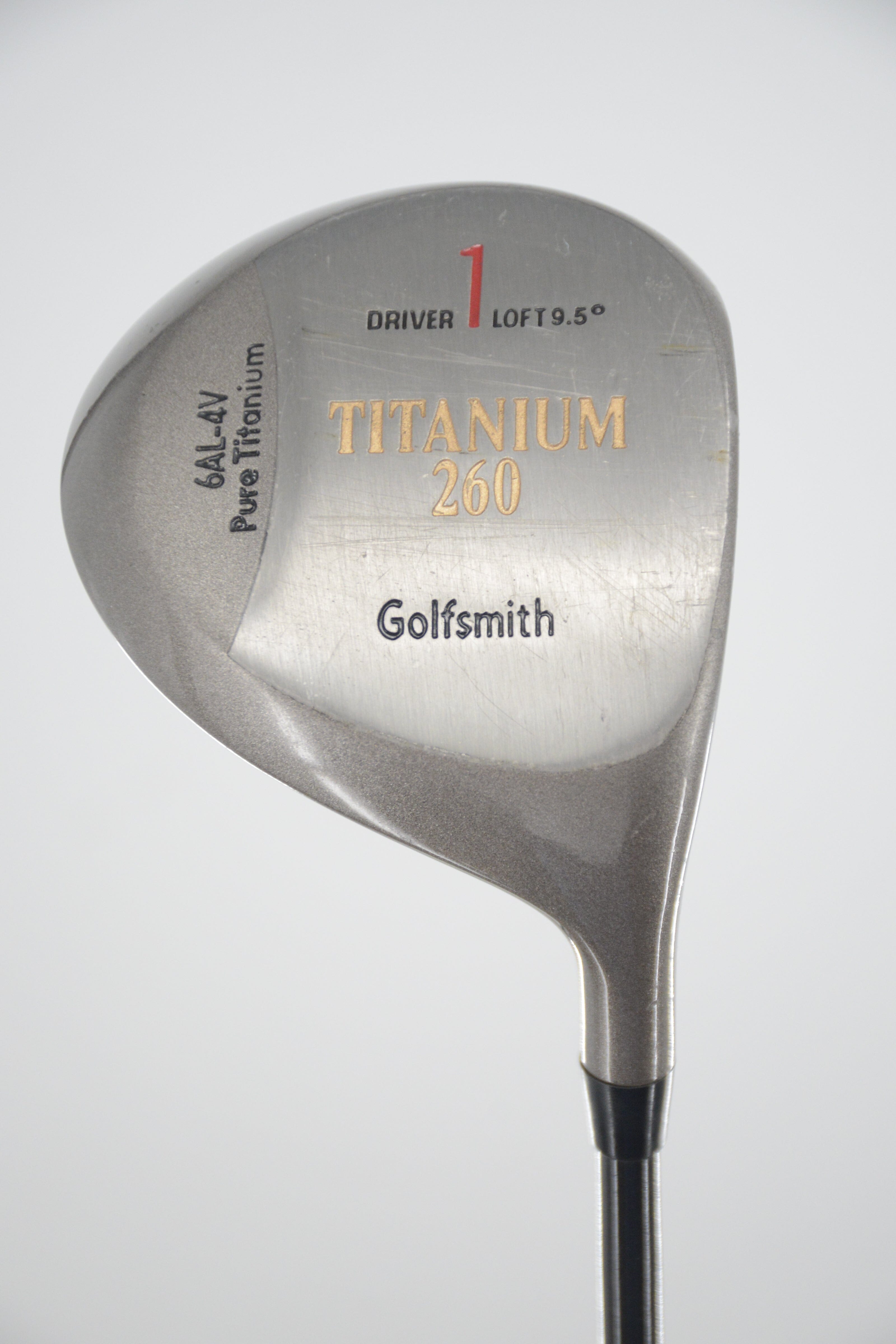 Golfsmith Titanium 260 9.5 Degree Driver S Flex 43.75" Golf Clubs GolfRoots 