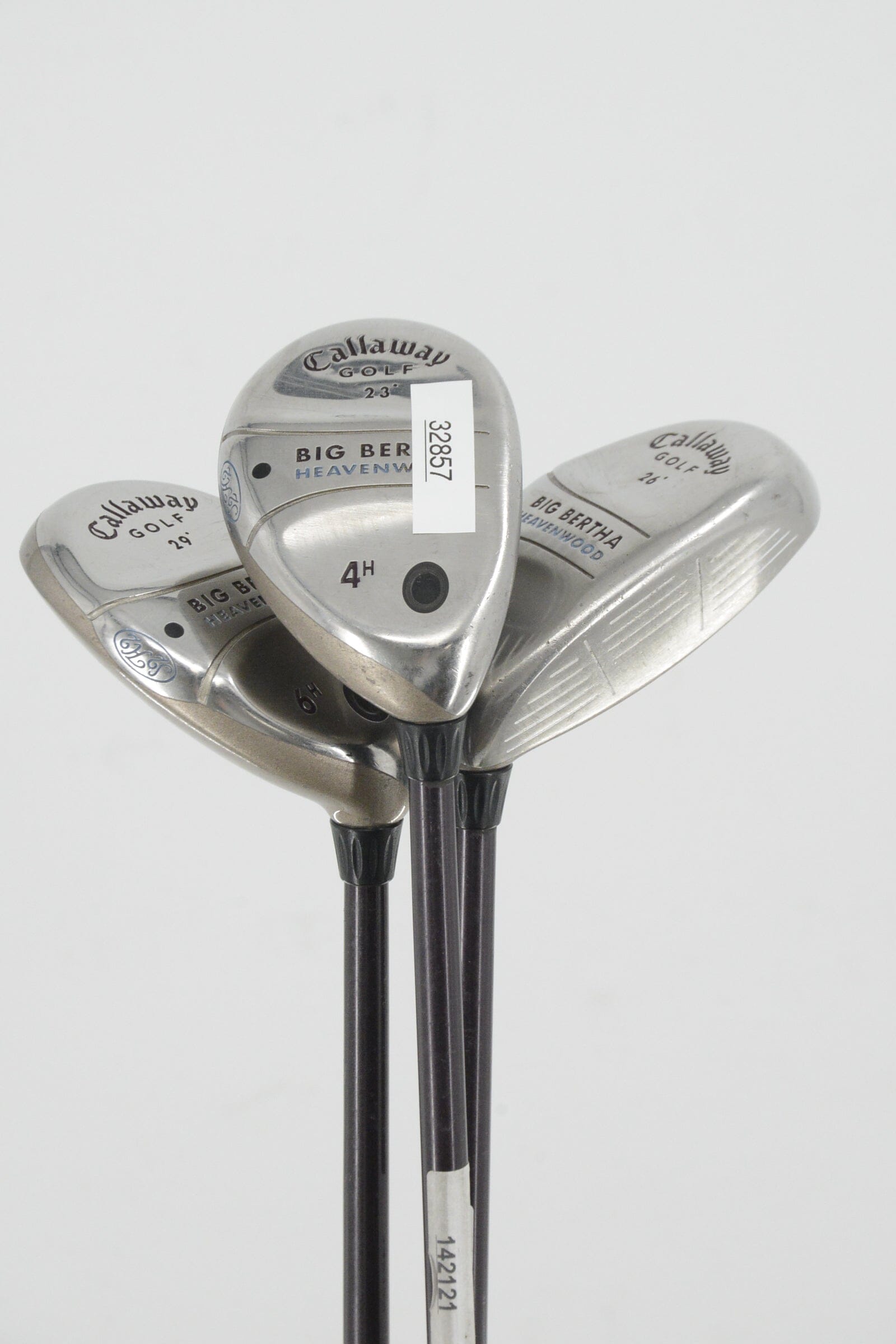 Women's Callaway Big Bertha Heavenwood 4H, 5H, 6H Hybrid Set W Flex Golf Clubs GolfRoots 