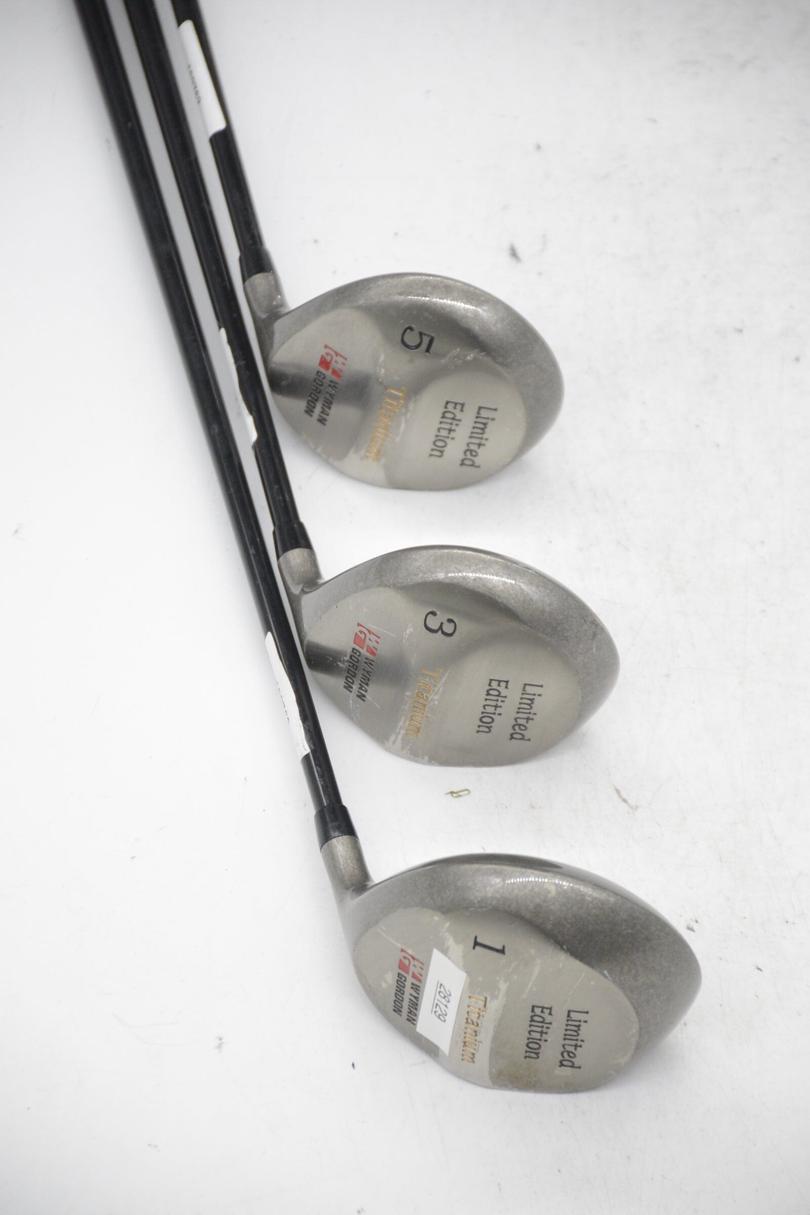 Wyman Gordon Titanium Limited D, 3W, 5W R Flex Golf Clubs GolfRoots 