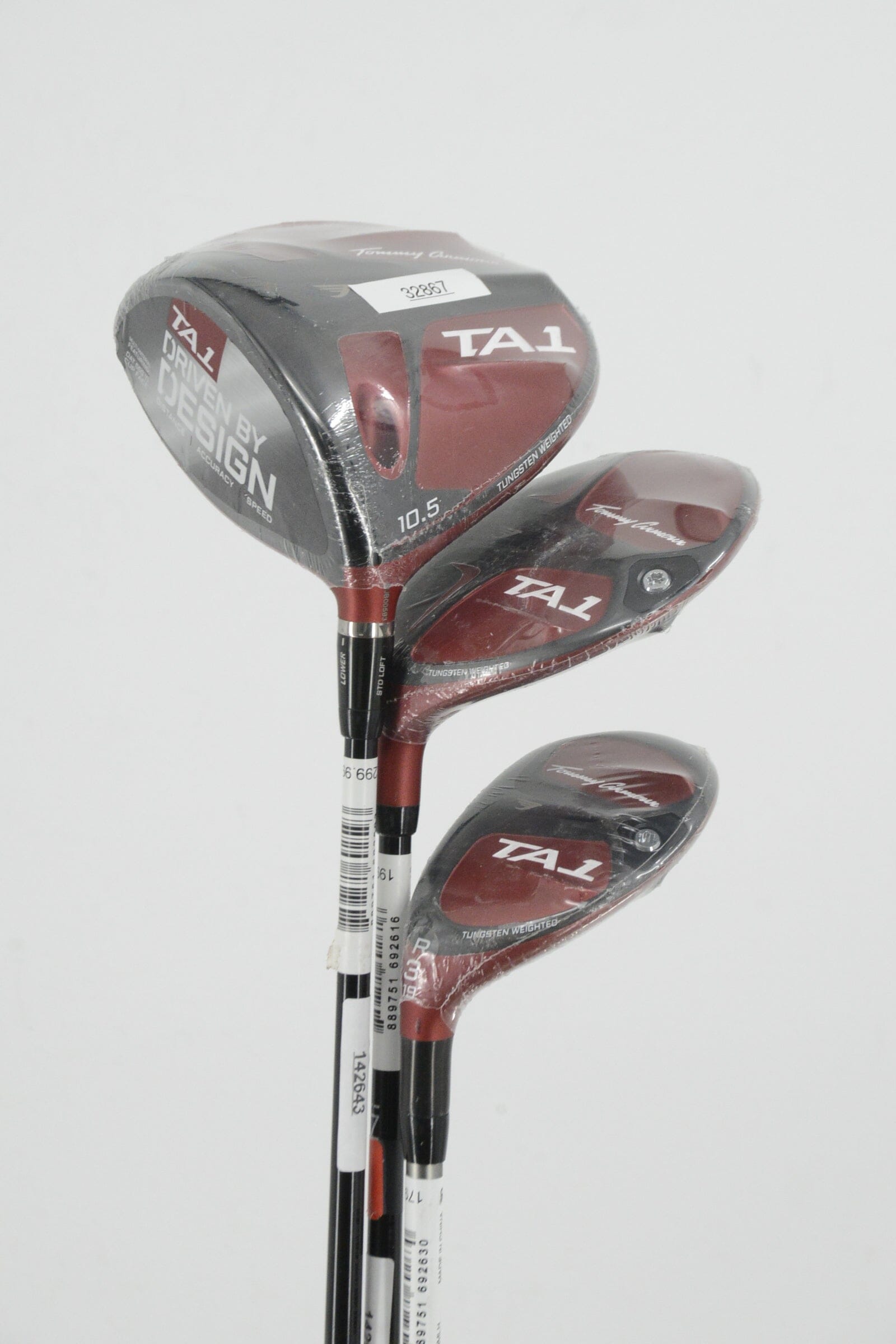 NEW Lefty Tommy Armour Ta1 D, 3W, 3H Wood Set R Flex Golf Clubs GolfRoots 