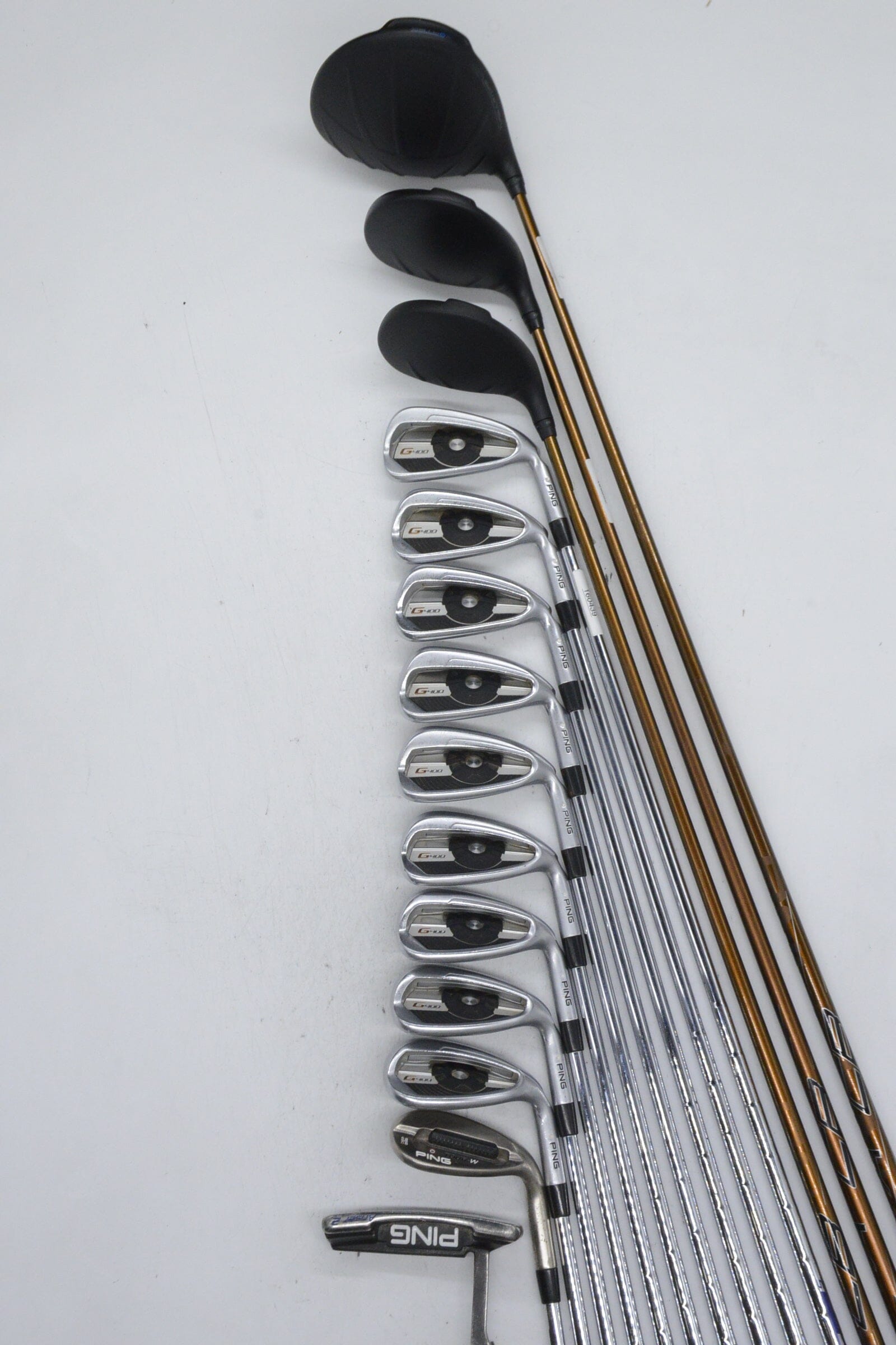 Ping G400 Mixed Full Set S Flex -0.5" Golf Clubs GolfRoots 
