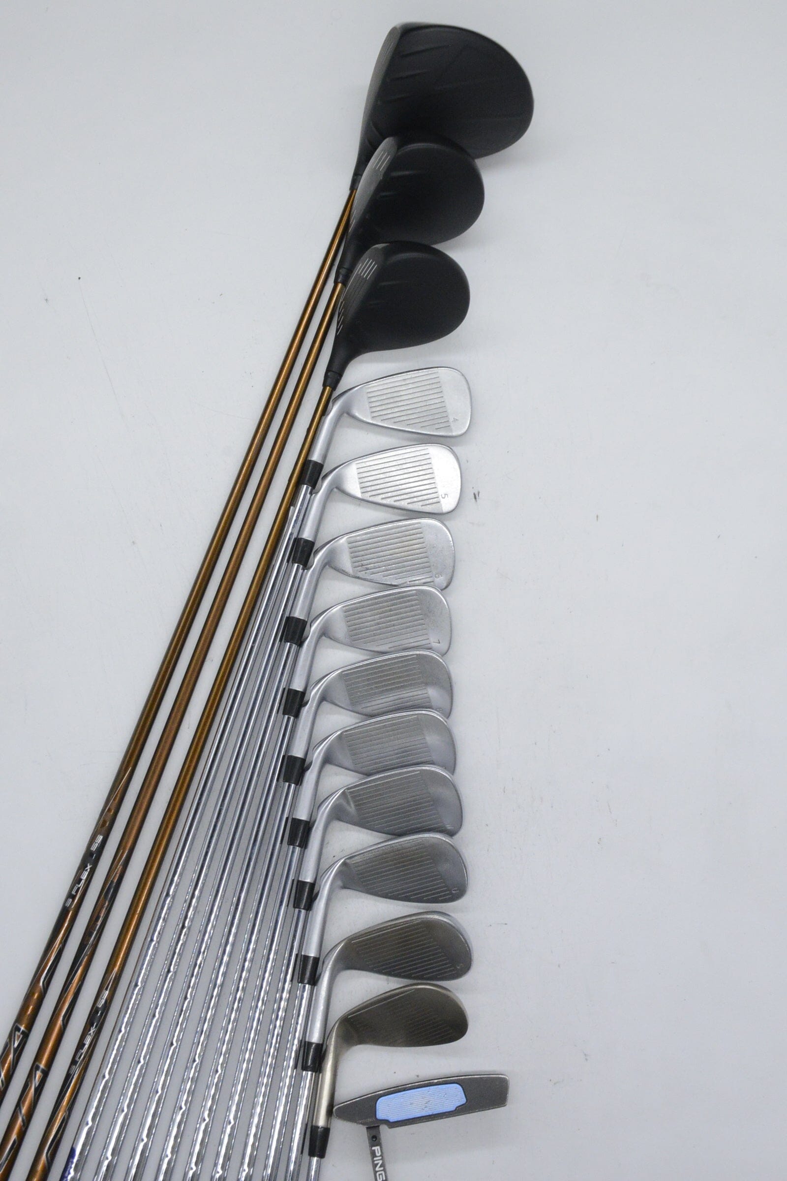 Ping G400 Mixed Full Set S Flex -0.5" Golf Clubs GolfRoots 