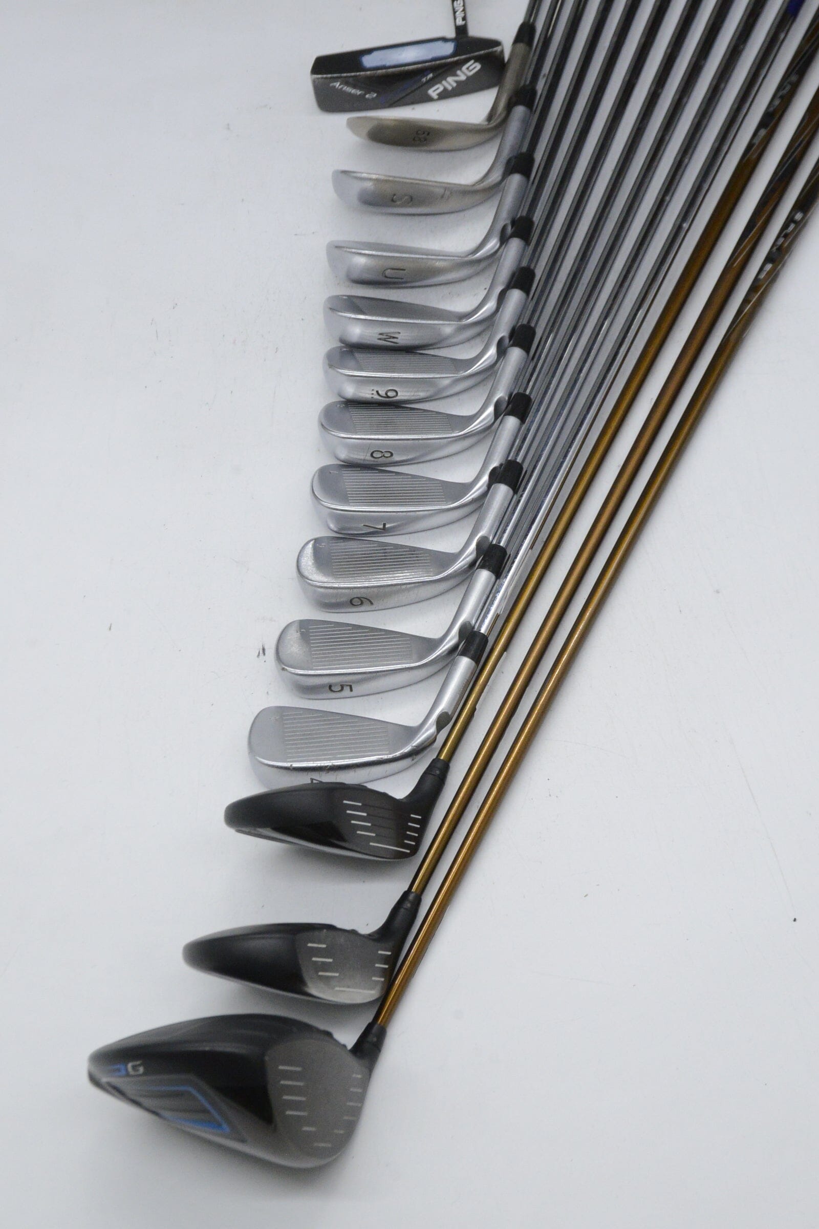 Ping G400 Mixed Full Set S Flex -0.5" Golf Clubs GolfRoots 