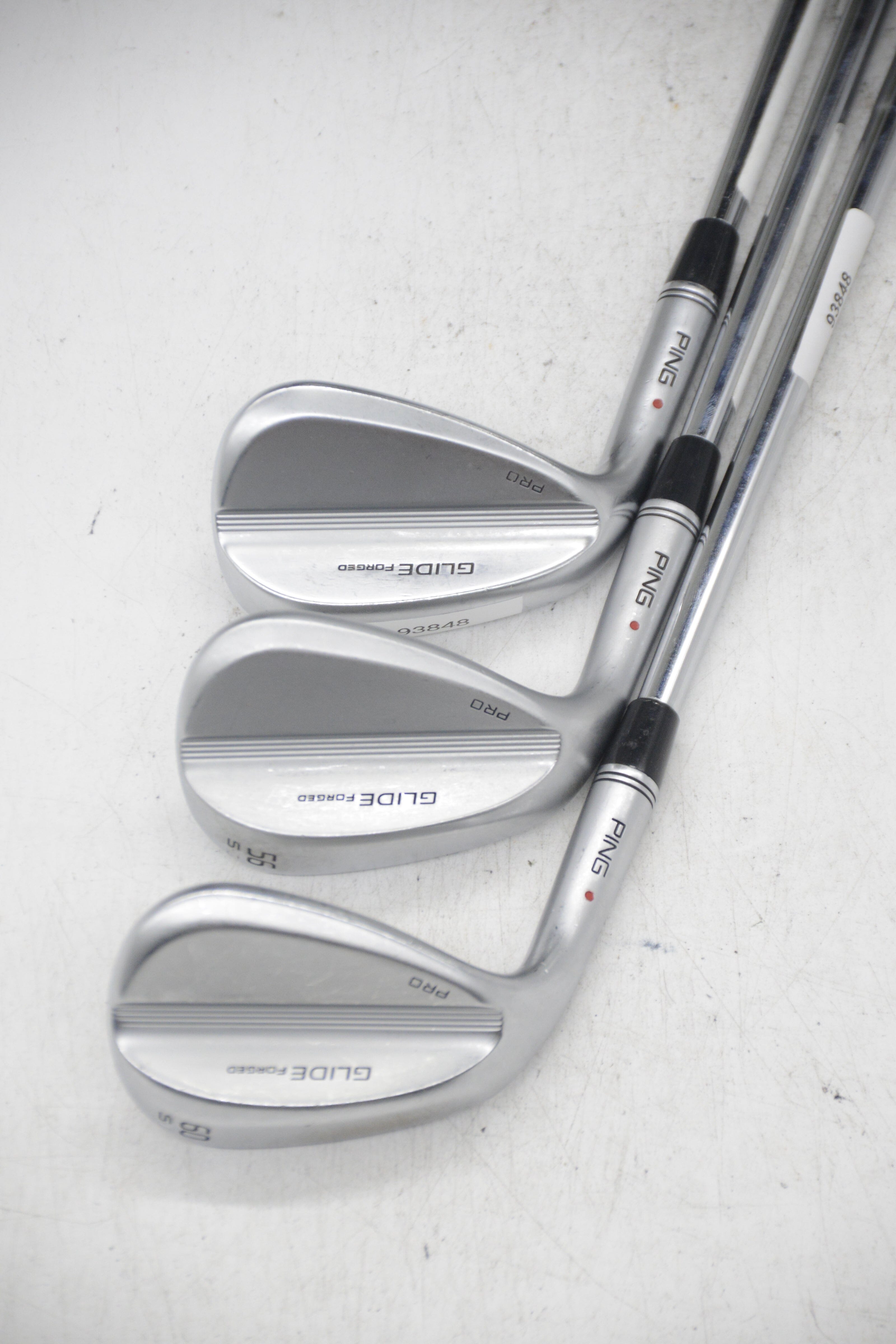 Lefty Ping Glide Forged Pro 52, 56, 60 Degree Wedge Set S Flex Golf Clubs GolfRoots 