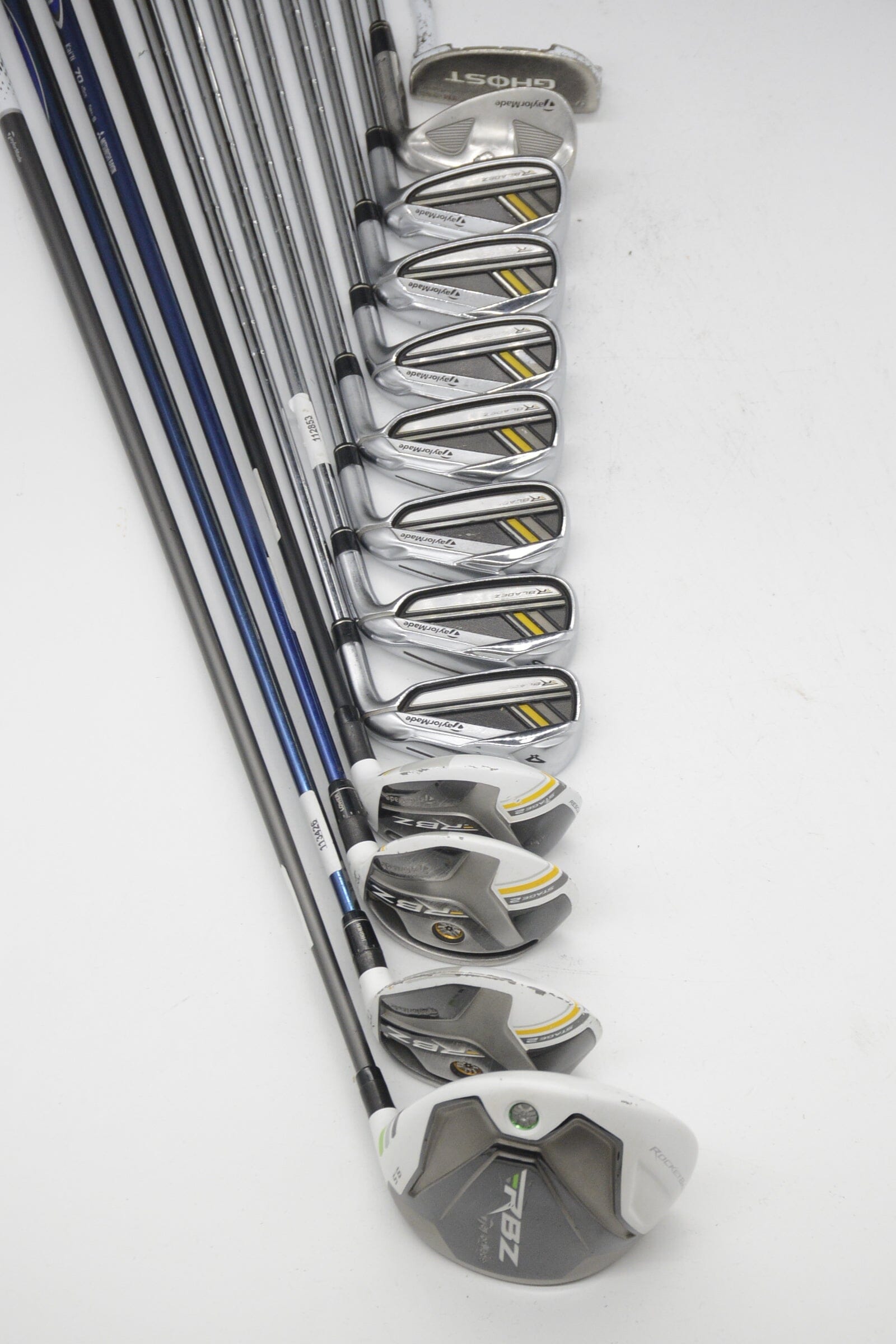 TaylorMade Rbladez Mixed Full Set S Flex +0.25" Golf Clubs GolfRoots 
