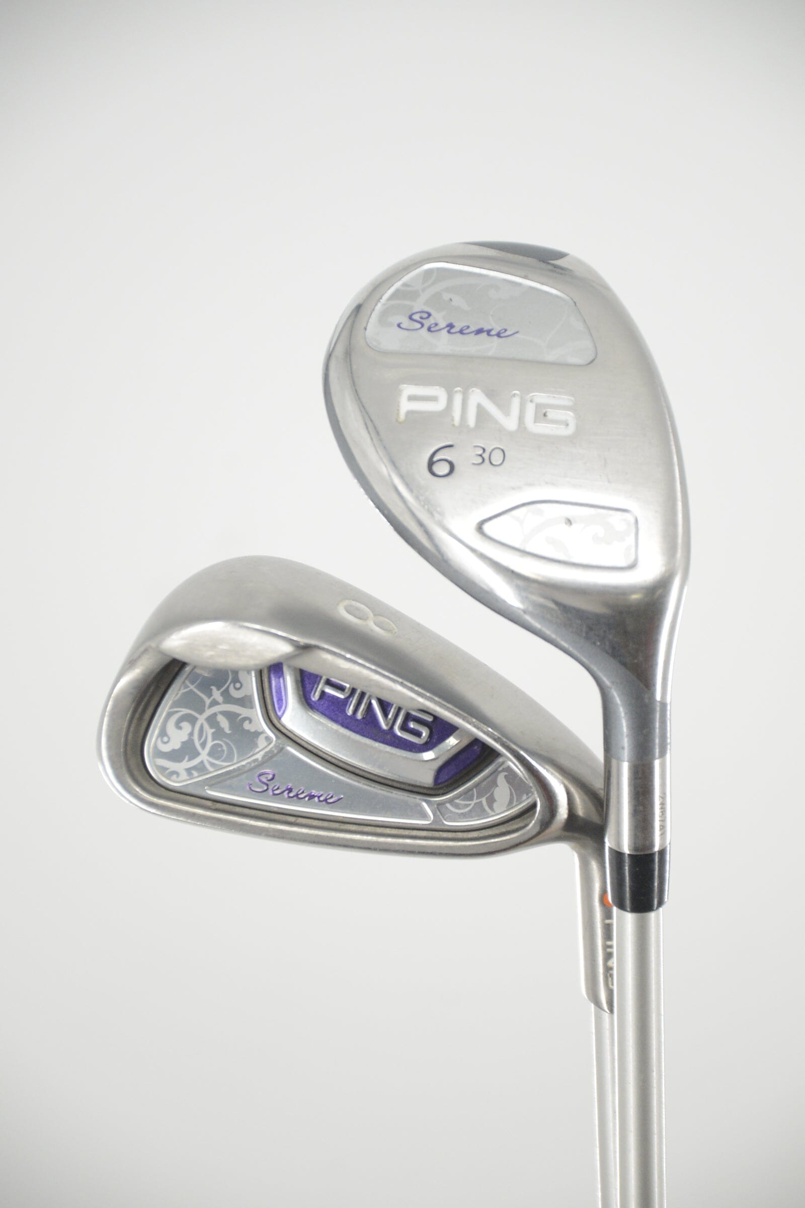 Women's Ping Serene Combo 5H-6H, 7-PW, SW Iron Set W Flex Std Length Golf Clubs GolfRoots 