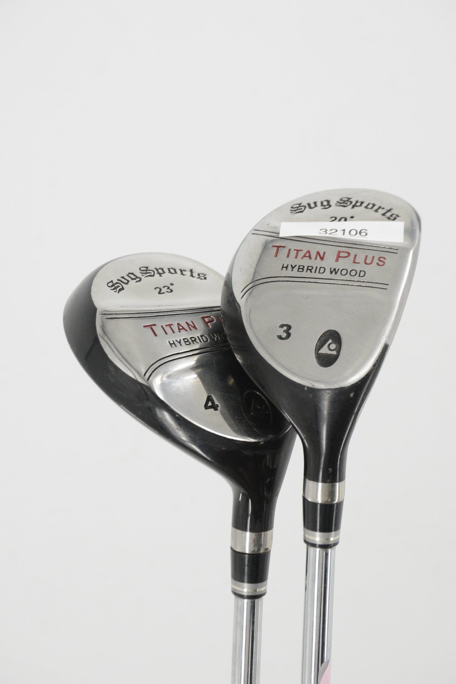 Sug Sports Titan Plus 3H & 4H Hybrid Set S Flex Golf Clubs GolfRoots 