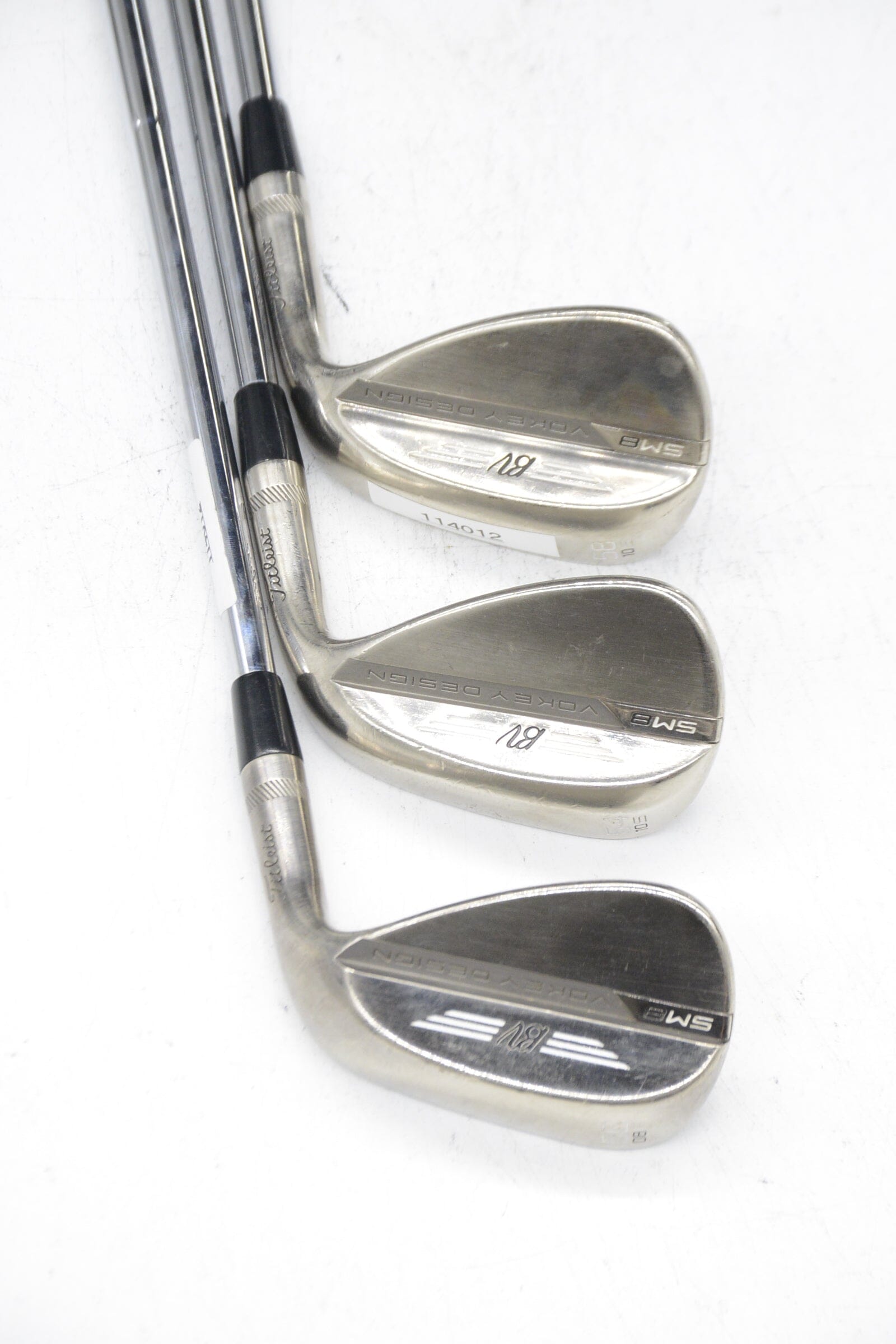 Titleist Vokey SM8 Brushed Steel 50, 54, 58 Degree Wedge Set Wedge Flex Golf Clubs GolfRoots 