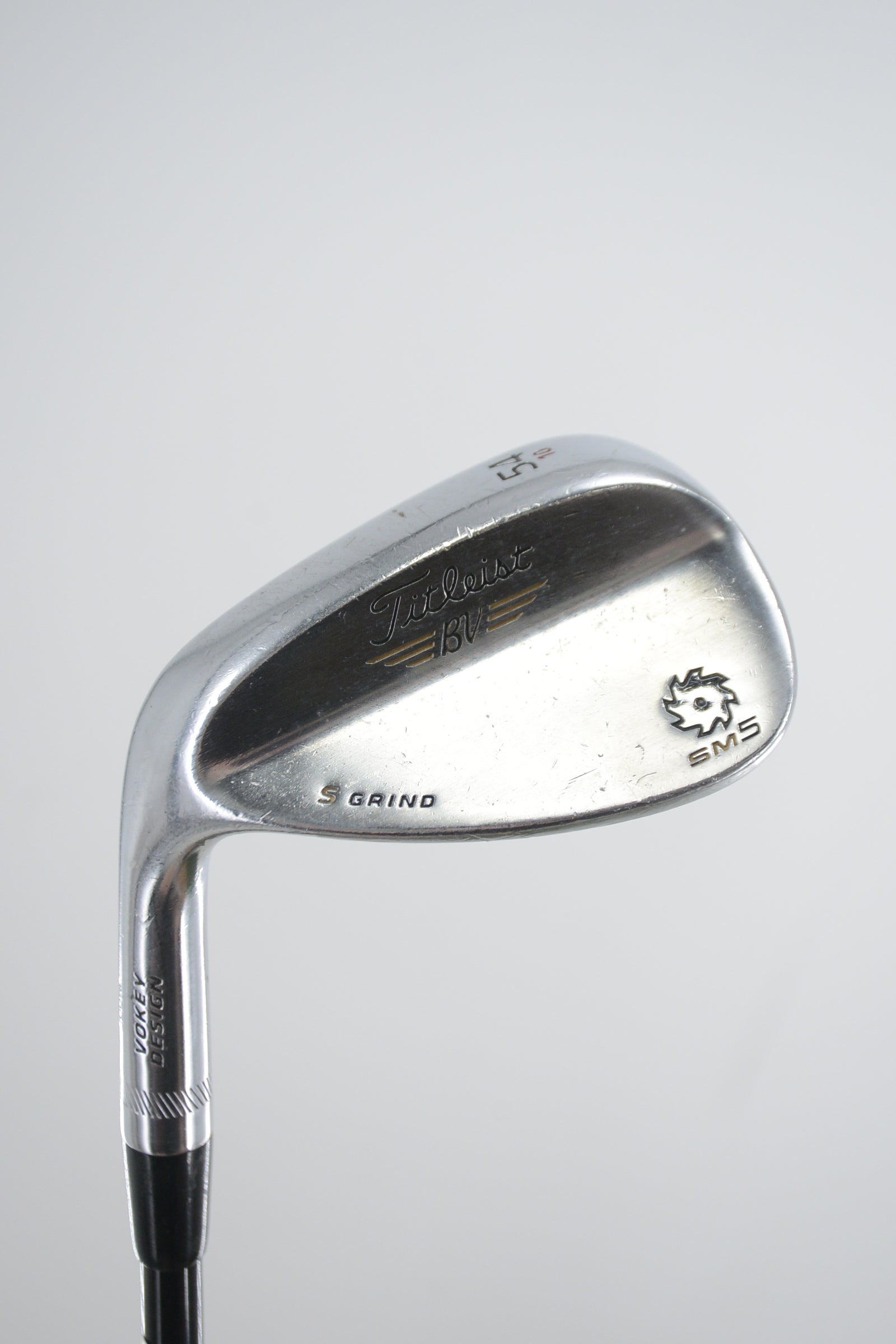 Lefty Titleist Vokey SM5 Tour Chrome 54 Degree Wedge R Flex 35.75"