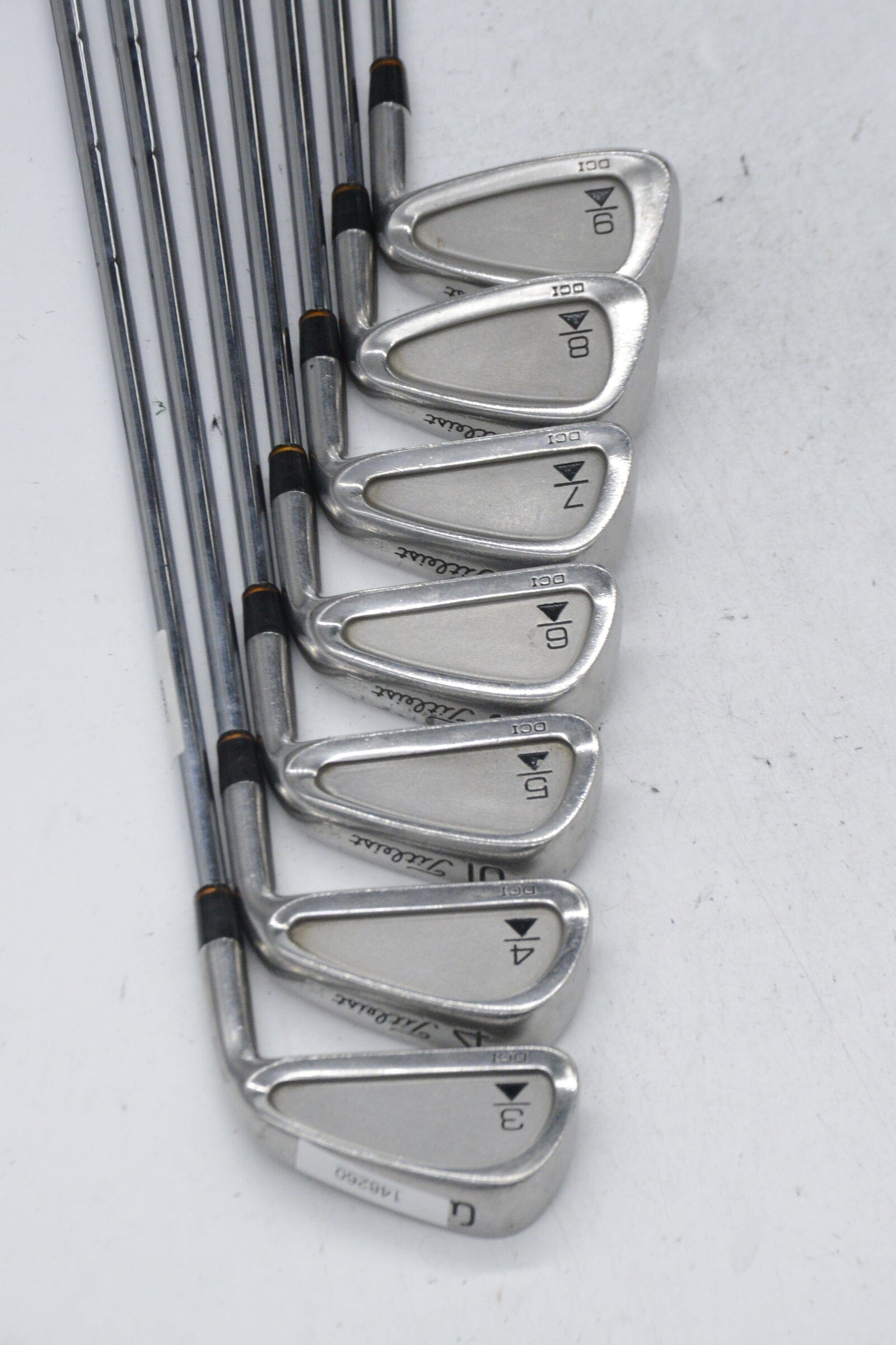 Titleist DCI Black 3-9 Iron Set S Flex +0.25" Golf Clubs GolfRoots 